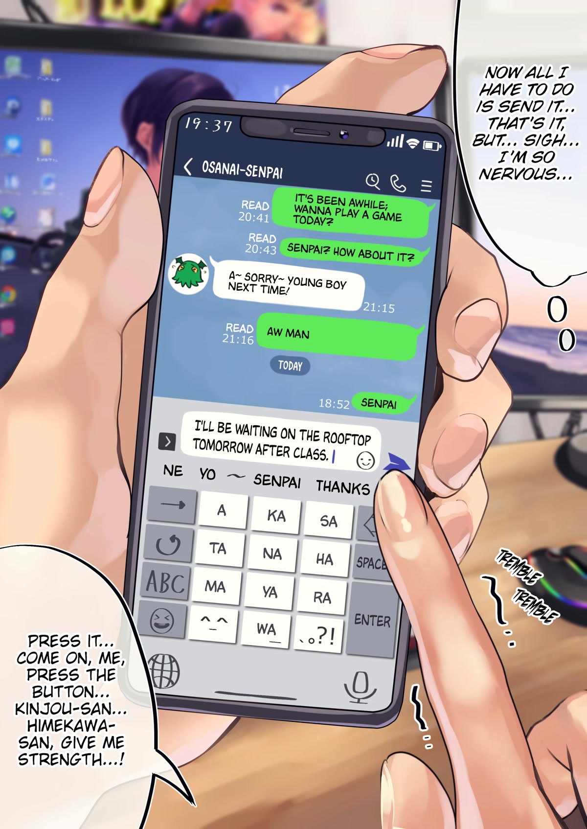 The Story of an Otaku and a Gyaru Falling in Love Chapter 100 page 2 - Chapter 100: Affection Level: Osanai 100%