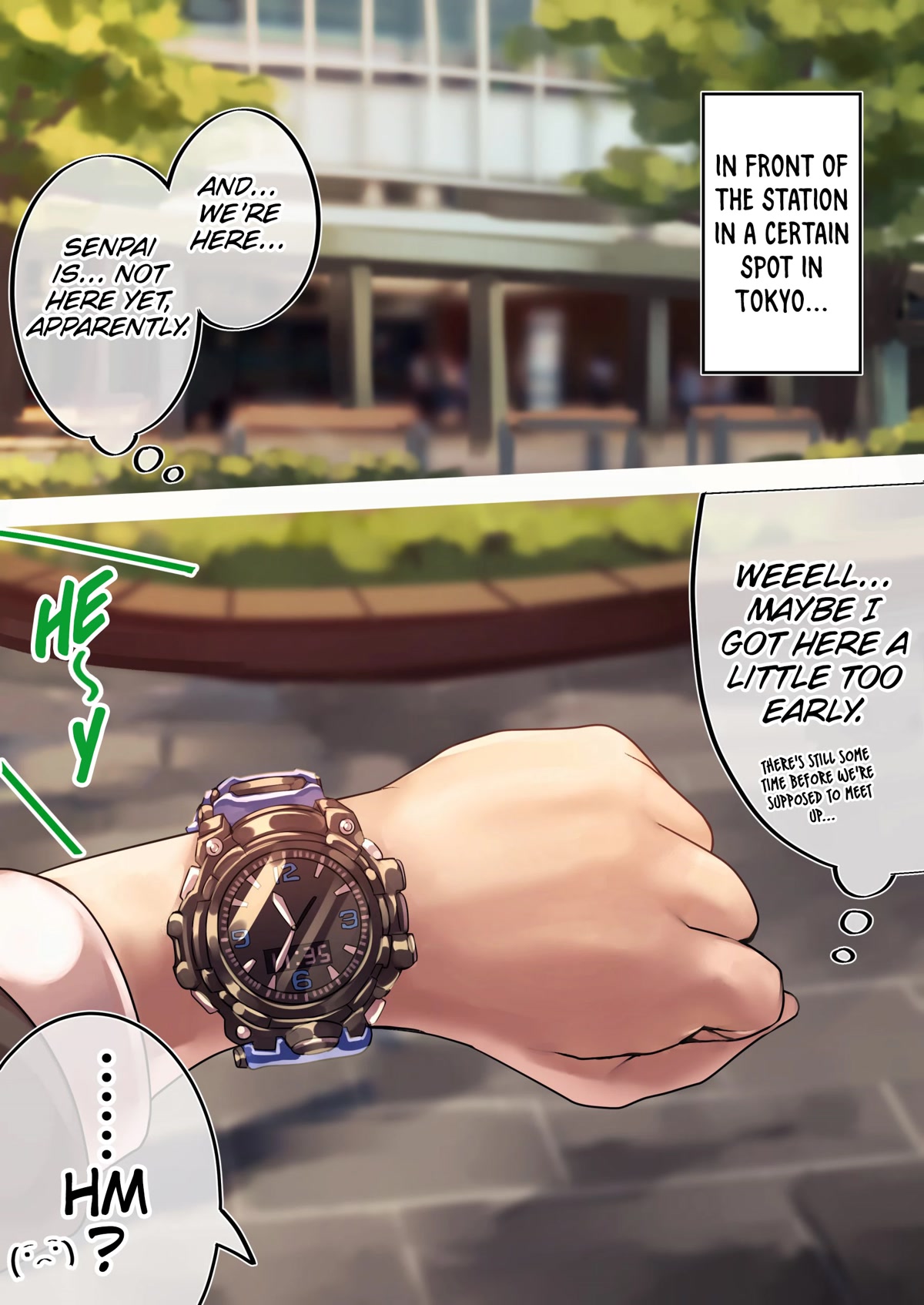 The Story of an Otaku and a Gyaru Falling in Love Chapter 101 page 1 - Chapter 101: Epilogue: Amusement Park Date