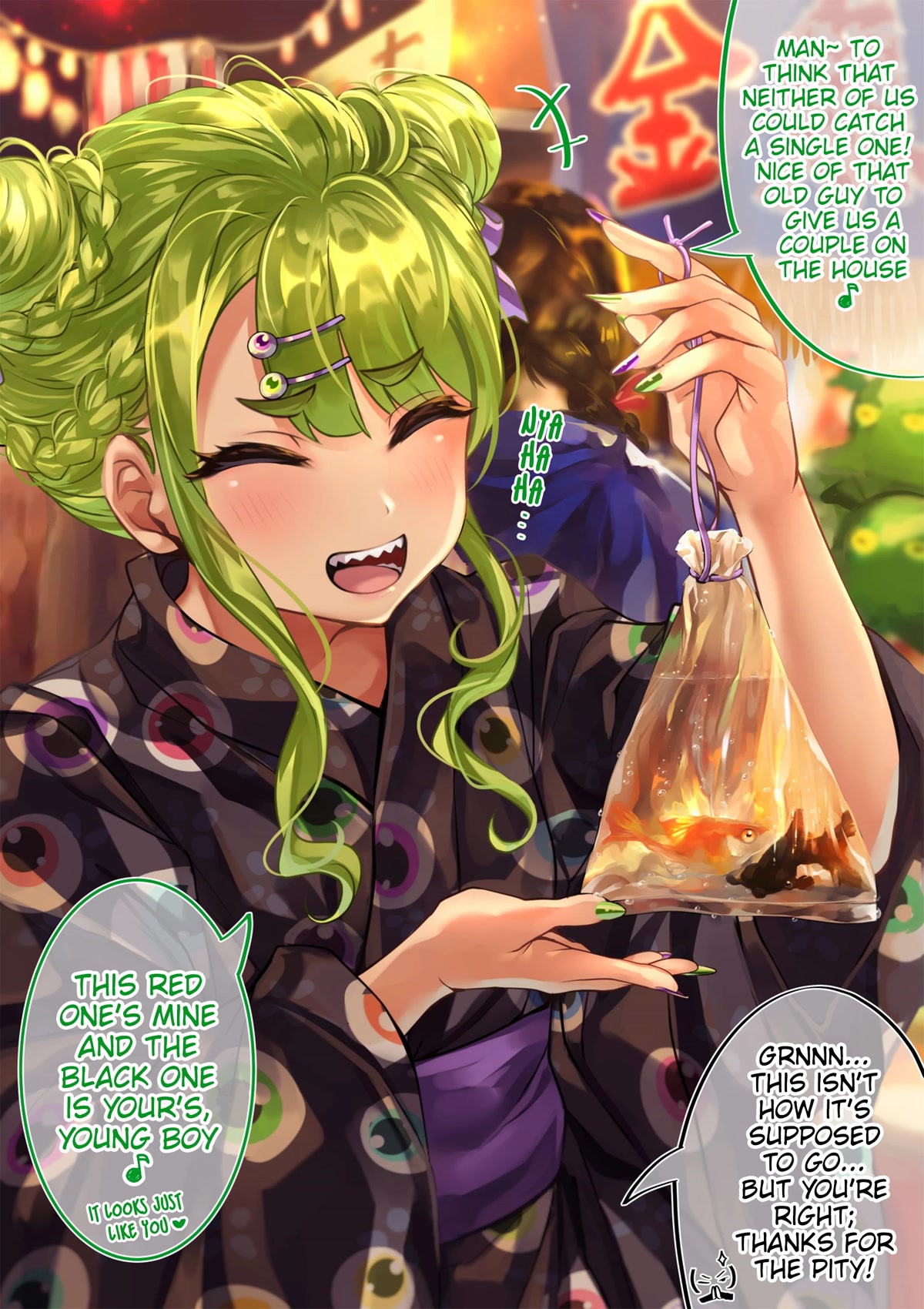 The Story of an Otaku and a Gyaru Falling in Love Chapter 102 page 3 - Chapter 102: Epilogue: Summer Festival Date