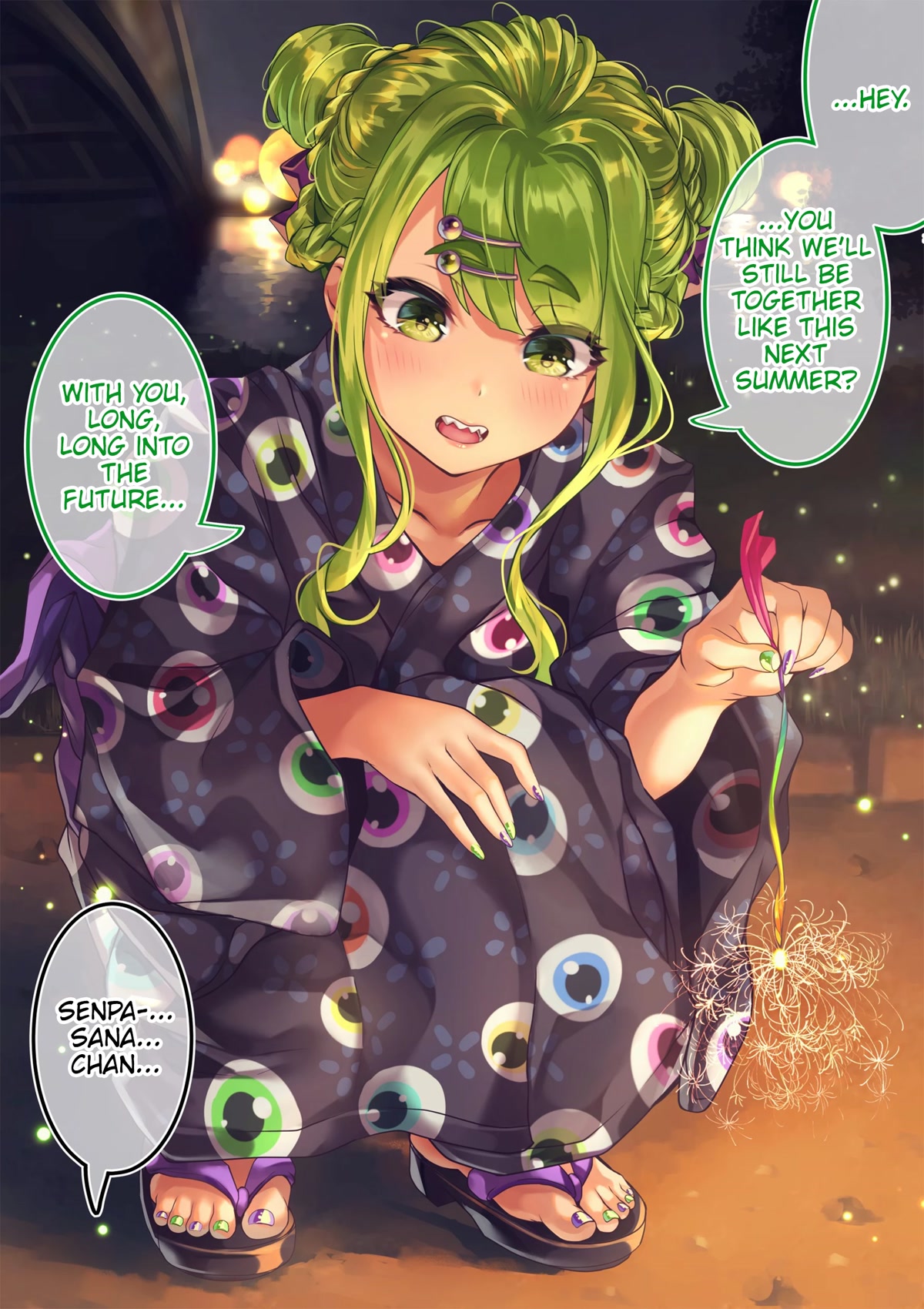 The Story of an Otaku and a Gyaru Falling in Love Chapter 102 page 7 - Chapter 102: Epilogue: Summer Festival Date