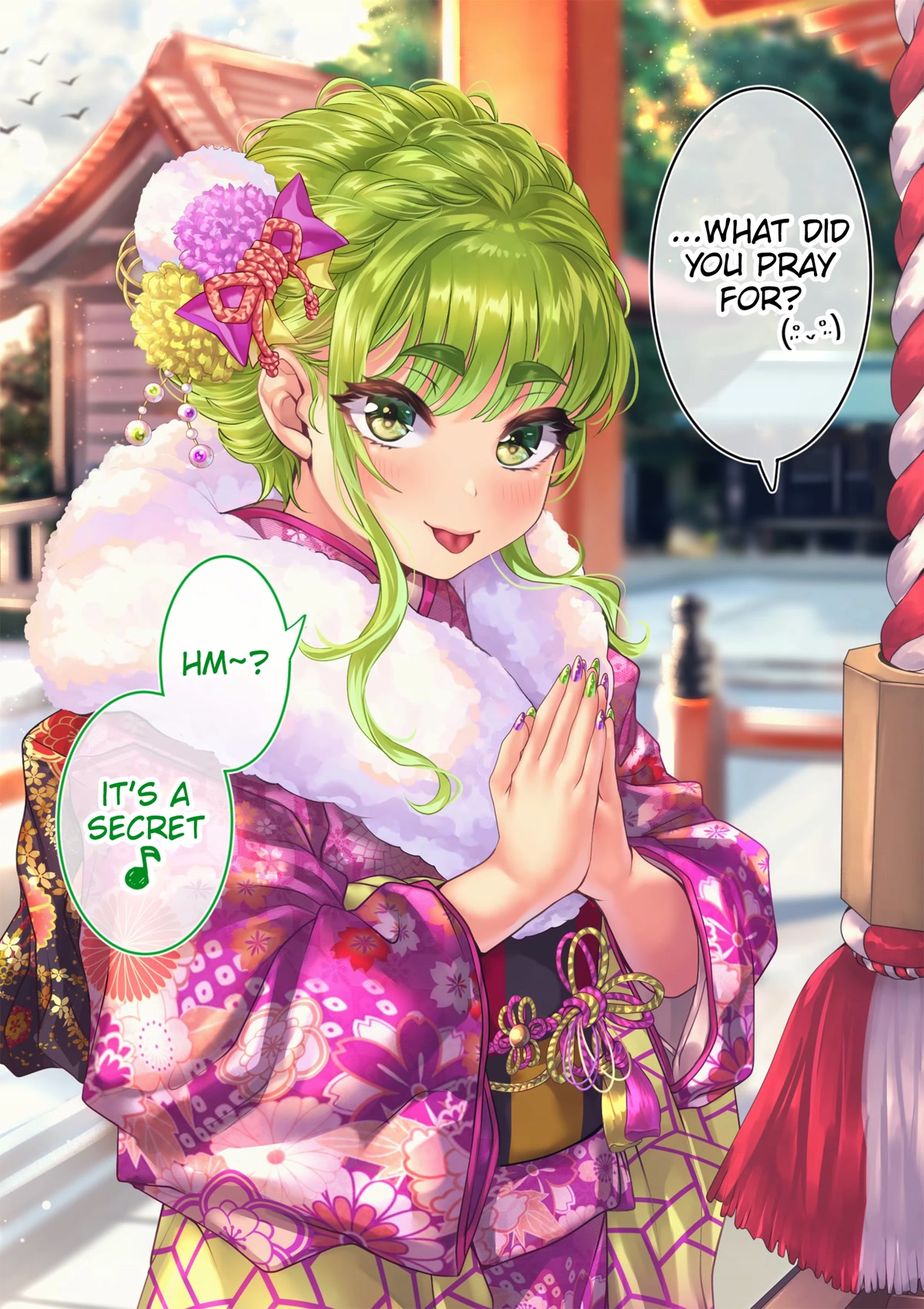 The Story of an Otaku and a Gyaru Falling in Love Chapter 103 page 2 - Chapter 103: Epilogue: New Year Special