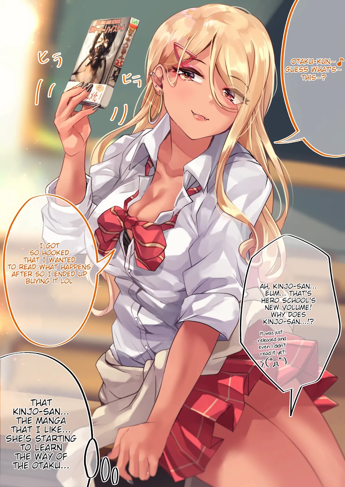 The Story of an Otaku and a Gyaru Falling in Love Chapter 21 page 1 - Chapter 21: Affection Level: Kinjo 12%