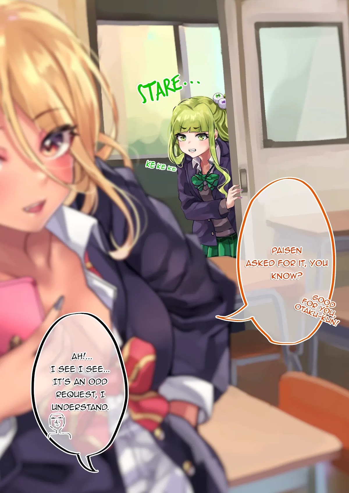 The Story of an Otaku and a Gyaru Falling in Love Chapter 24 page 4 - Chapter 24: Affection Level: Kinjo 15% Osanai 17%