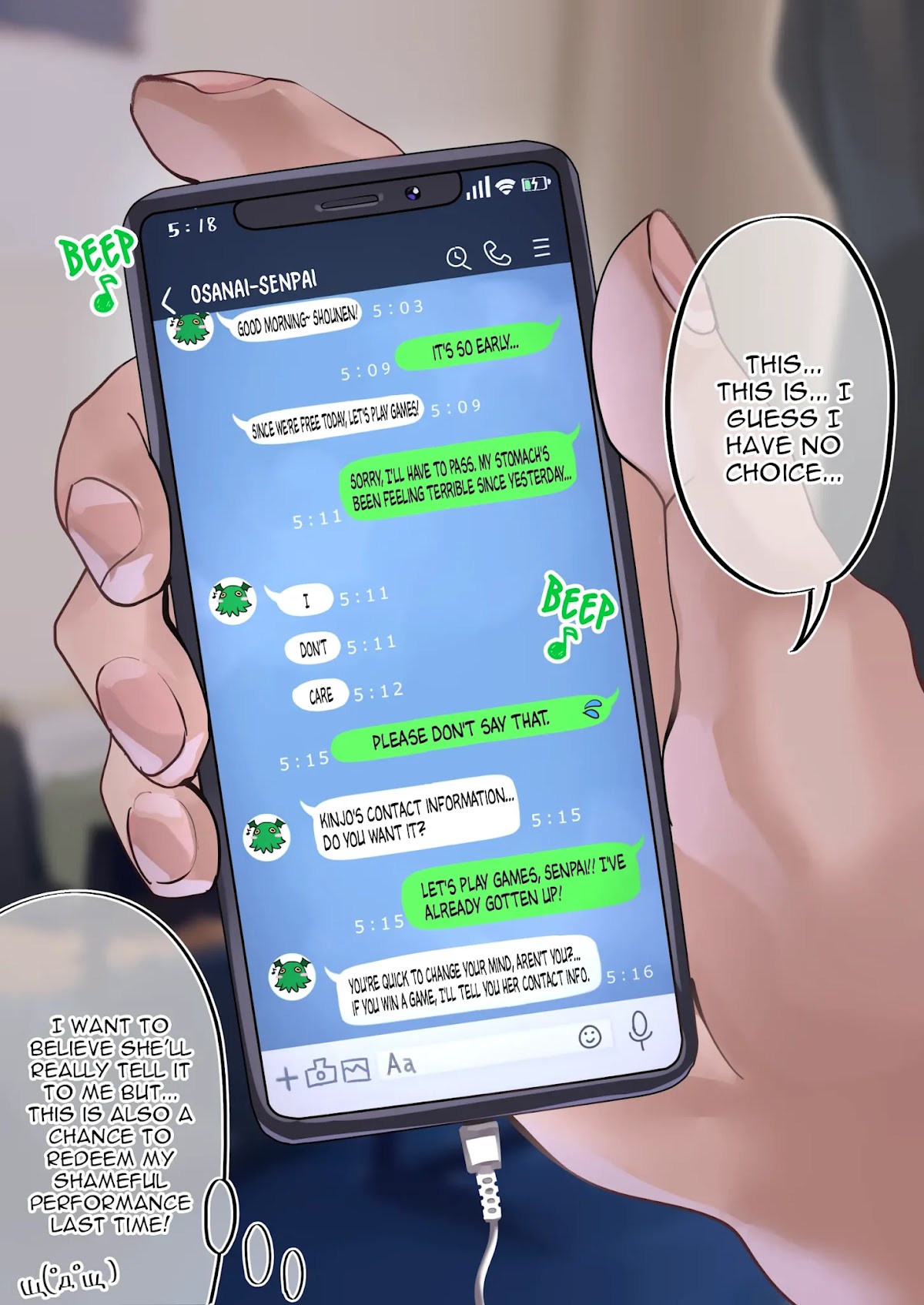 The Story of an Otaku and a Gyaru Falling in Love Chapter 28 page 2 - Chapter 28: Affection Level: Osanai 27%
