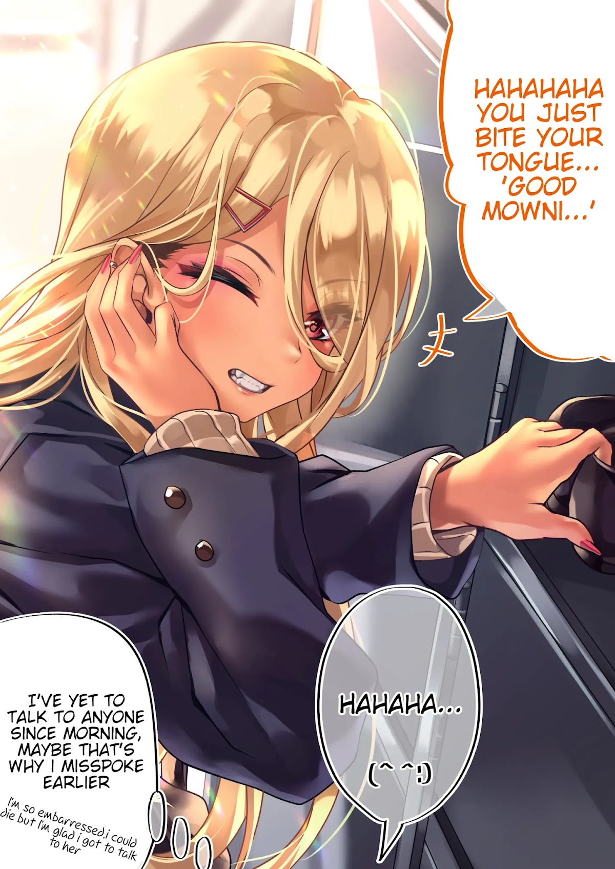 The Story of an Otaku and a Gyaru Falling in Love Chapter 3 page 2 - Chapter 3: Affection Level: Kinjo 0.1%