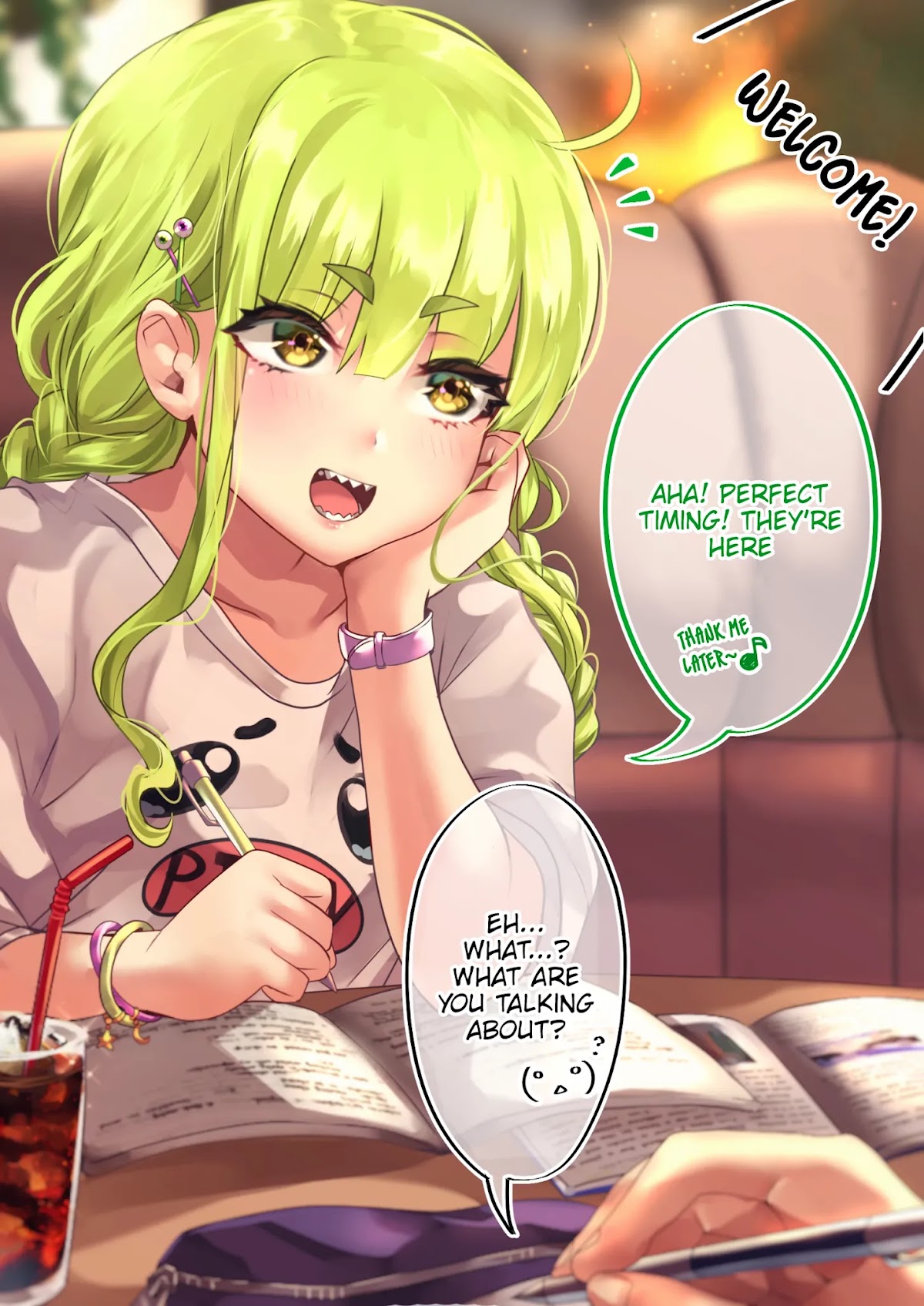 The Story of an Otaku and a Gyaru Falling in Love Chapter 42 page 2 - Chapter 42: Affection Level: Kinjo 28% Osanai 49%