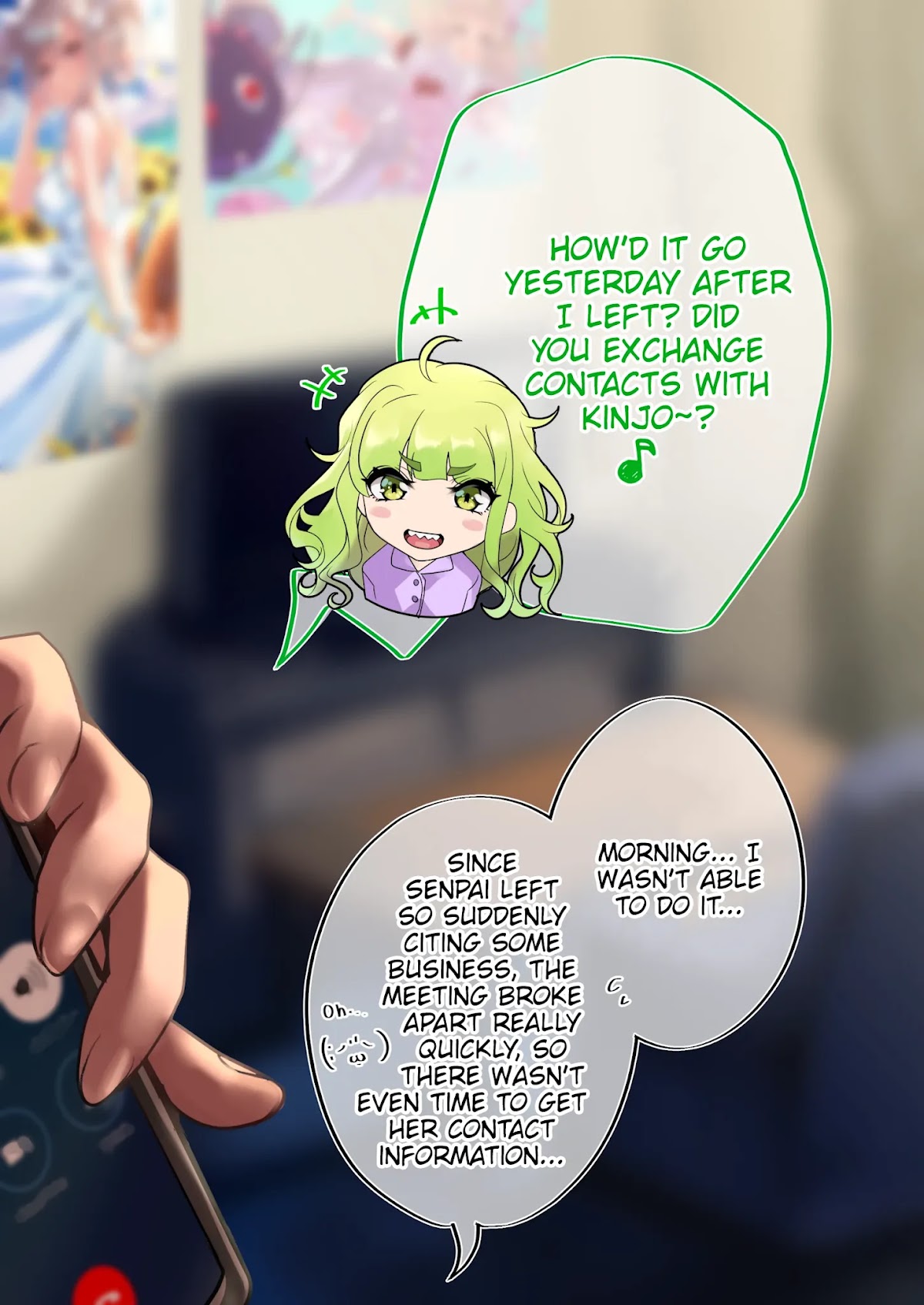 The Story of an Otaku and a Gyaru Falling in Love Chapter 43 page 1 - Chapter 43: Affection Level: Osanai 50%