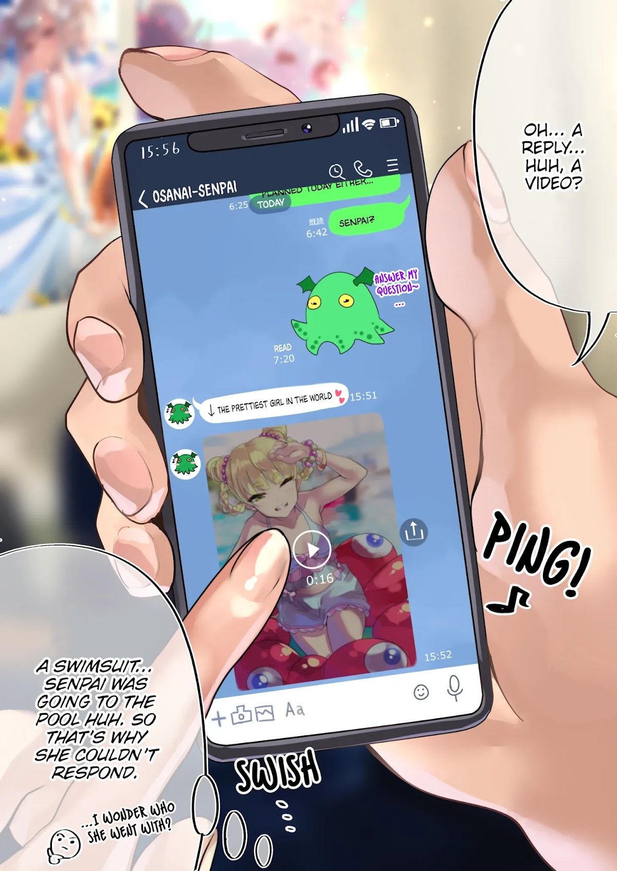 The Story of an Otaku and a Gyaru Falling in Love Chapter 45 page 2 - Chapter 45: Affection Level: ---%