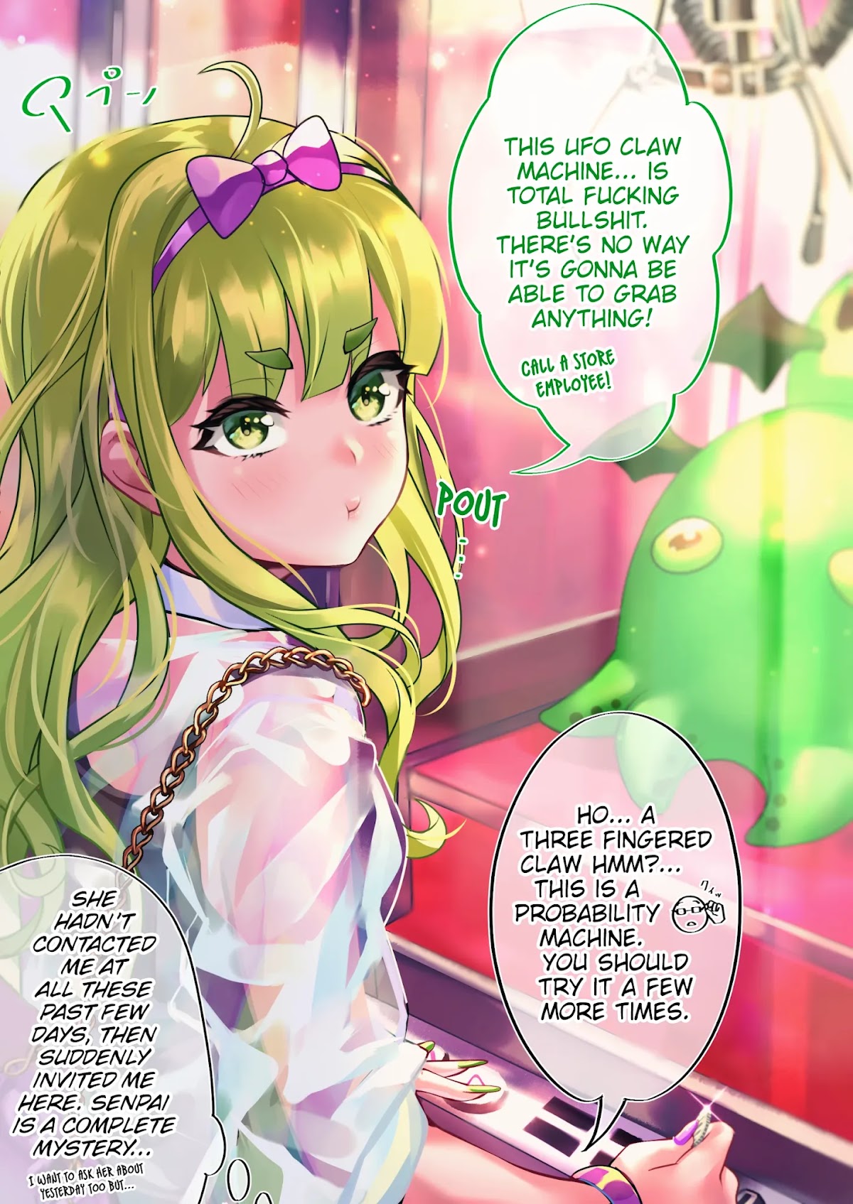 The Story of an Otaku and a Gyaru Falling in Love Chapter 55 page 1 - Chapter 55: Affection Level: Osanai 55%