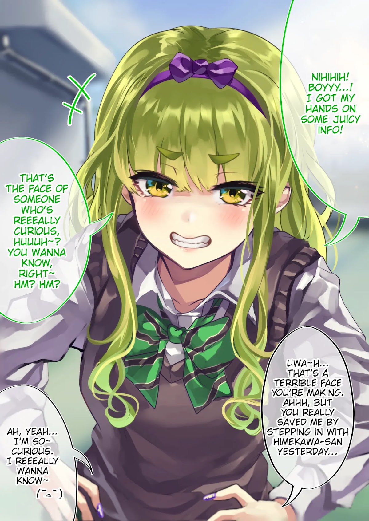 The Story of an Otaku and a Gyaru Falling in Love Chapter 65 page 1 - Chapter 65: Affection Level: Osanai 58%