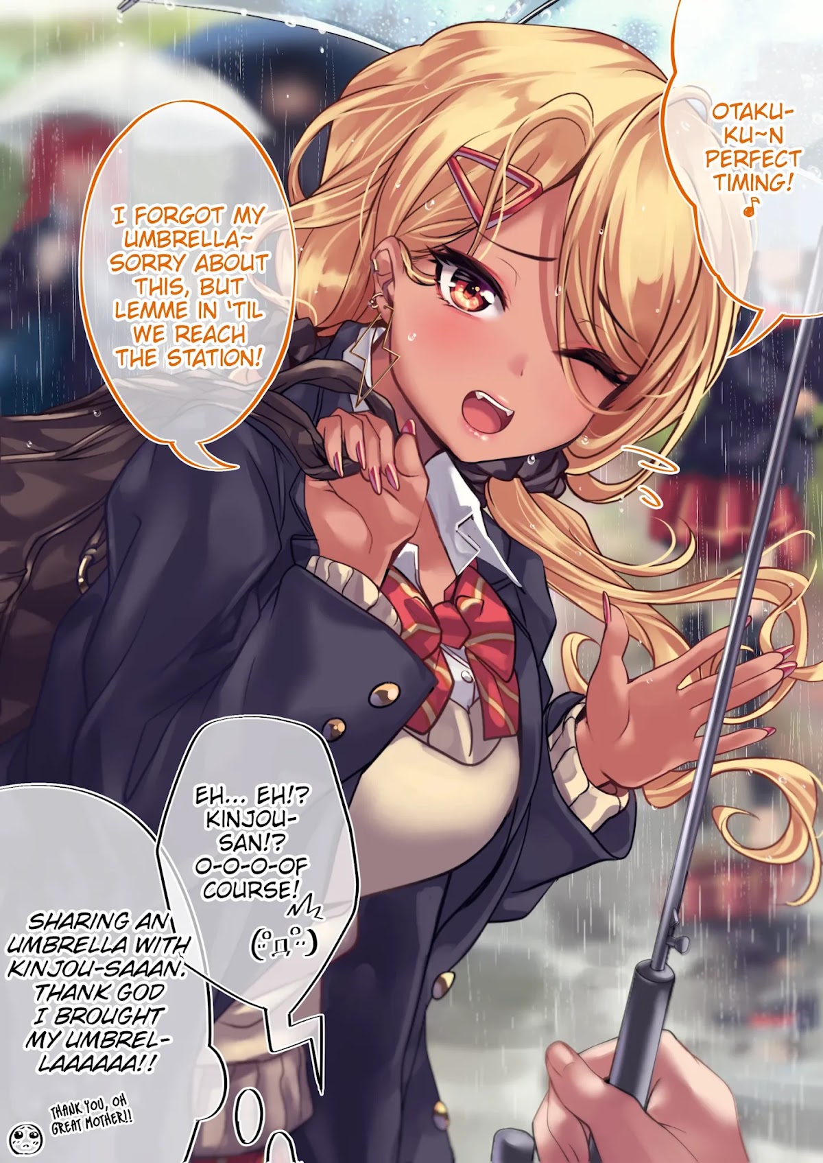 The Story of an Otaku and a Gyaru Falling in Love Chapter 74 page 2 - Chapter 74: Affection Level: Kinjo 48%