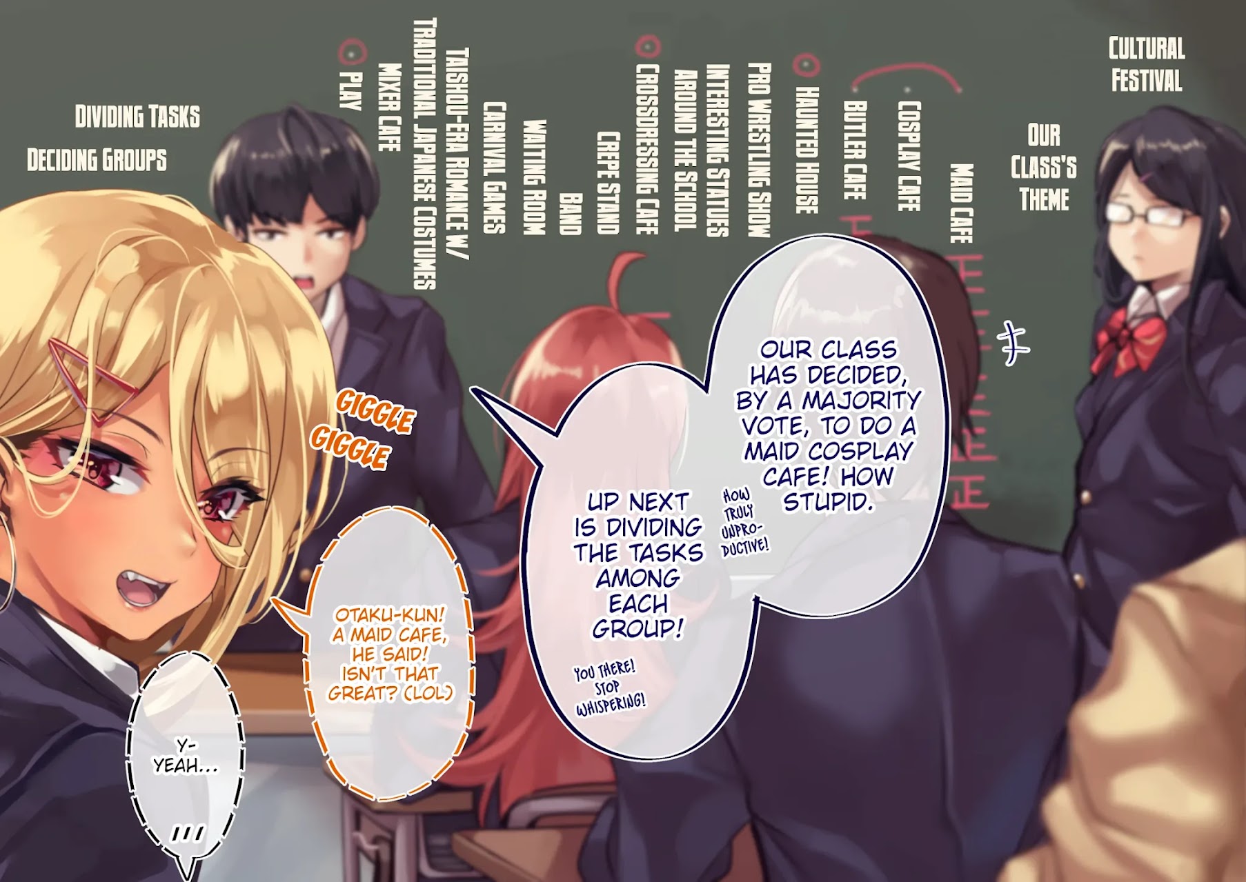 The Story of an Otaku and a Gyaru Falling in Love Chapter 76 page 2 - Chapter 76: Affection Level: Kinjo 49%