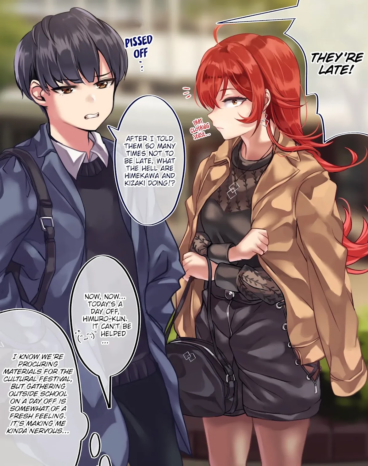 The Story of an Otaku and a Gyaru Falling in Love Chapter 78 page 1 - Chapter 78: Affection Level: Himekawa -95%