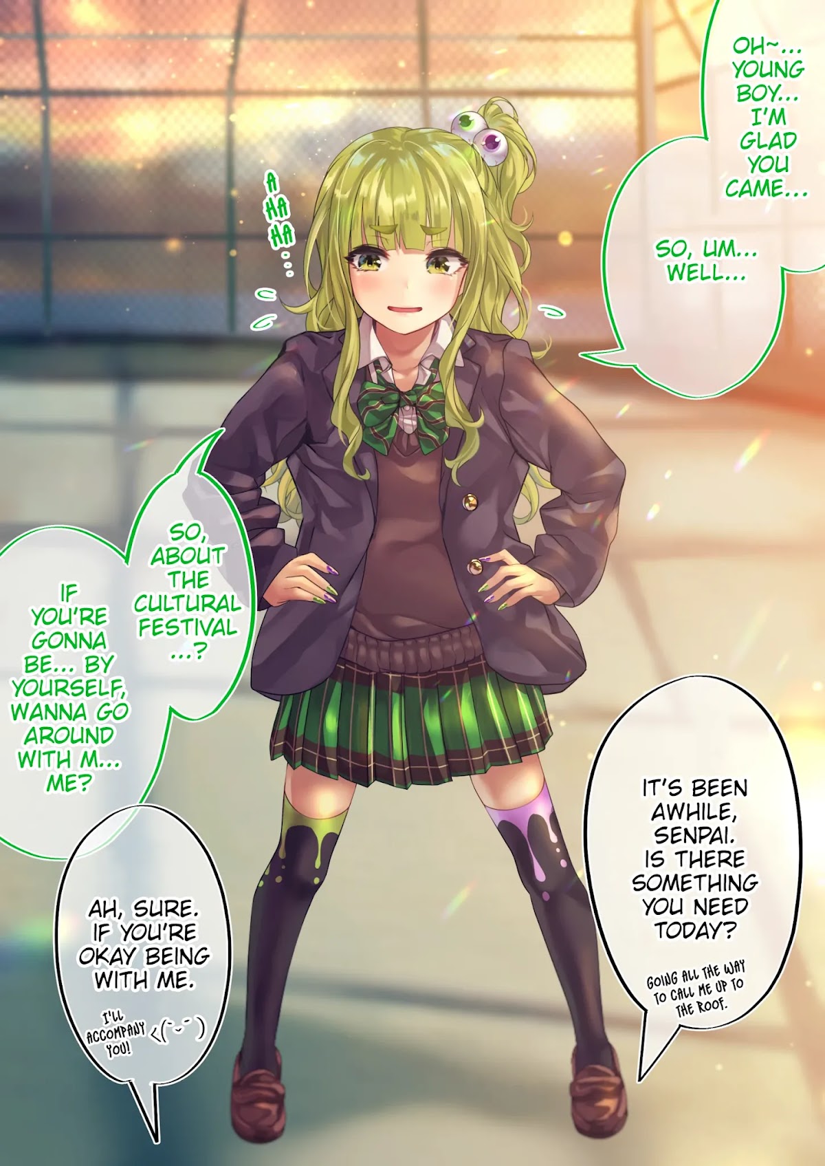 The Story of an Otaku and a Gyaru Falling in Love Chapter 80 page 1 - Chapter 80: Affection Level: Osanai 70%