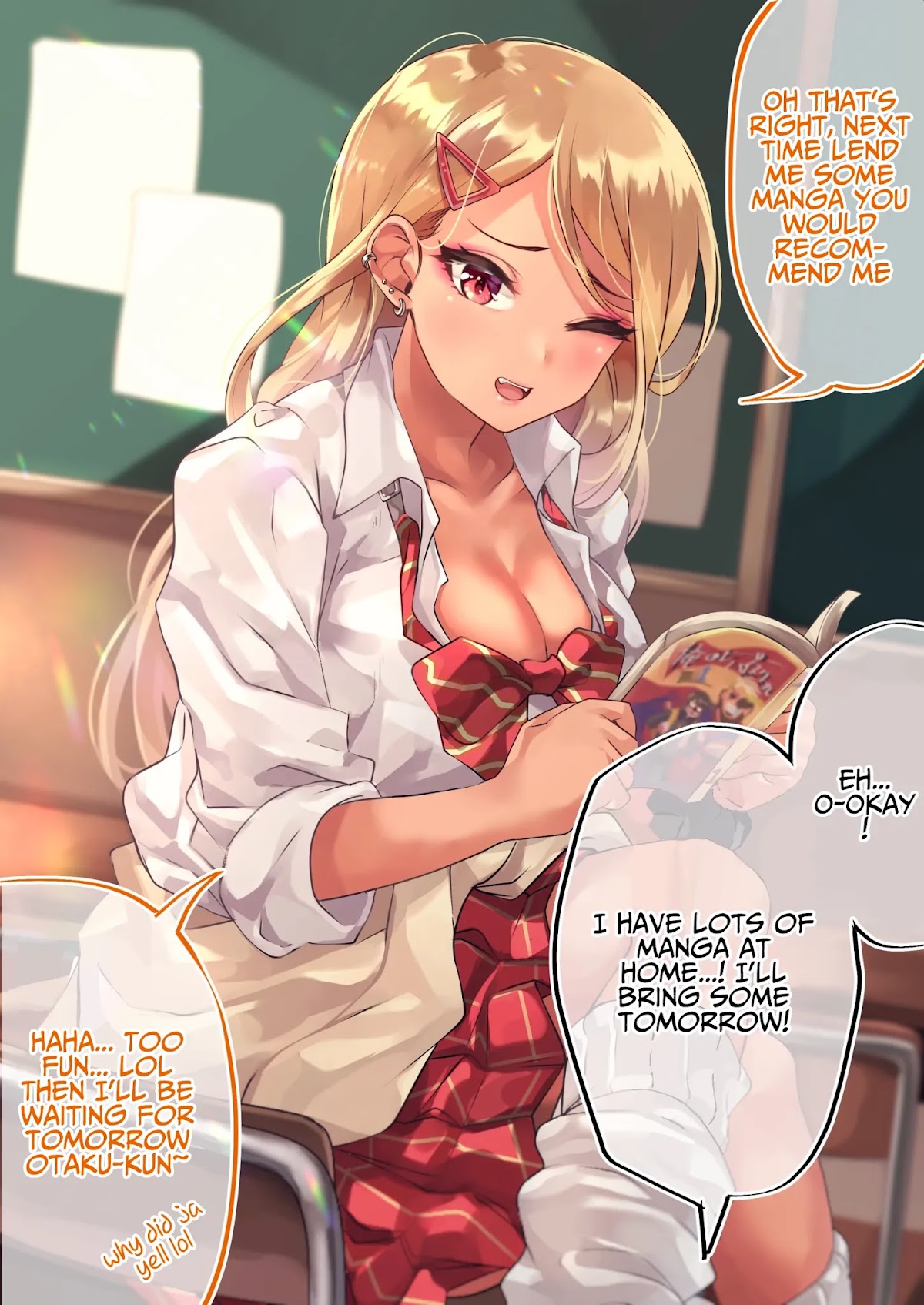 The Story of an Otaku and a Gyaru Falling in Love Chapter 9 page 3 - Chapter 9: Affection Level: Kinjo 5%