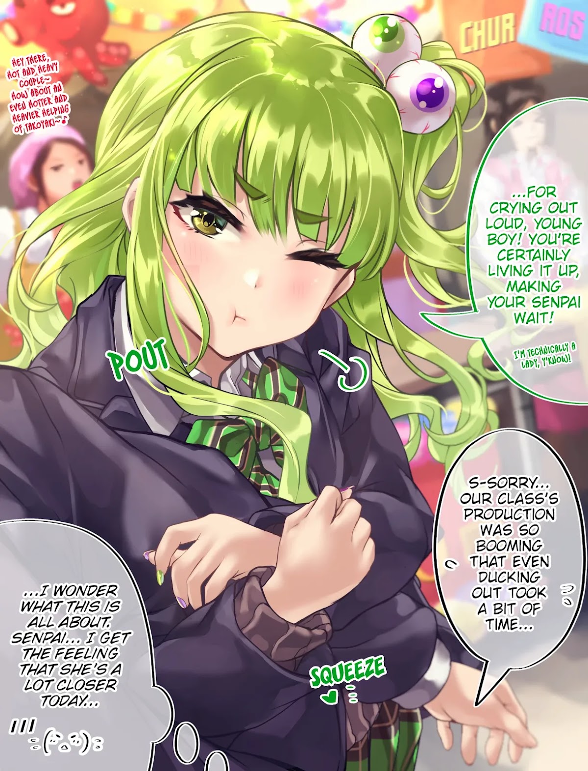 The Story of an Otaku and a Gyaru Falling in Love Chapter 90.3 page 1 - Chapter 90.3: Affection Level: Himekawa -82% Osanai 77%