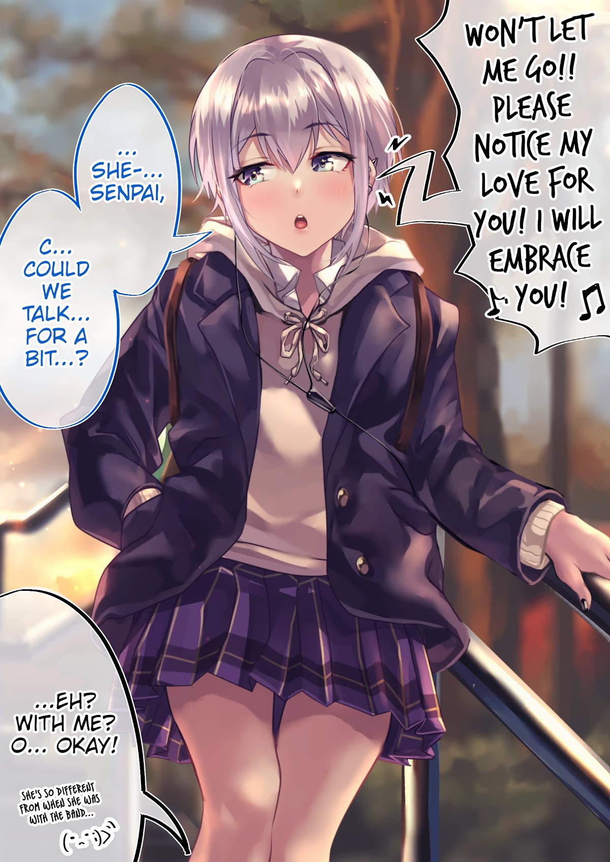 The Story of an Otaku and a Gyaru Falling in Love Chapter 95.1 page 3 - Chapter 95.1: Affection Level: --%