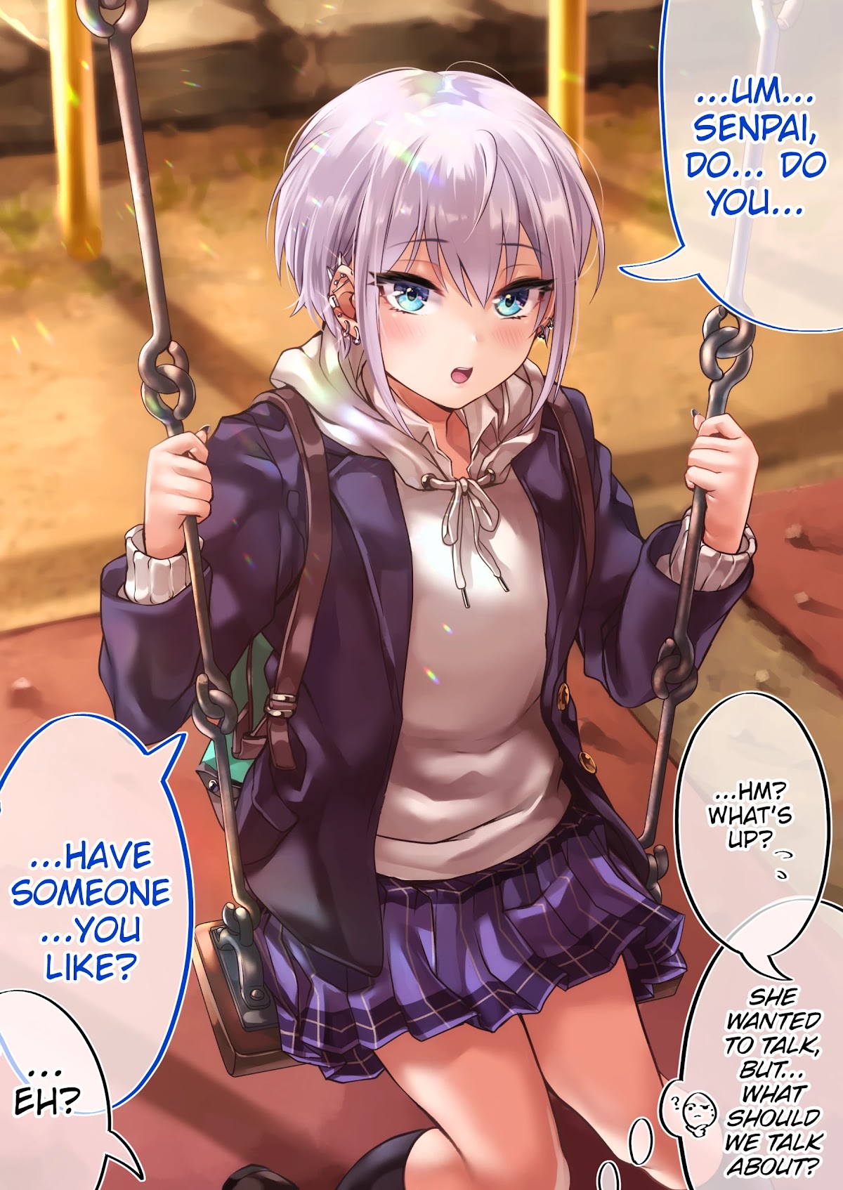 The Story of an Otaku and a Gyaru Falling in Love Chapter 95.2 page 1 - Chapter 95.2: Affection Level: Himekawa -110% Otomore ???%