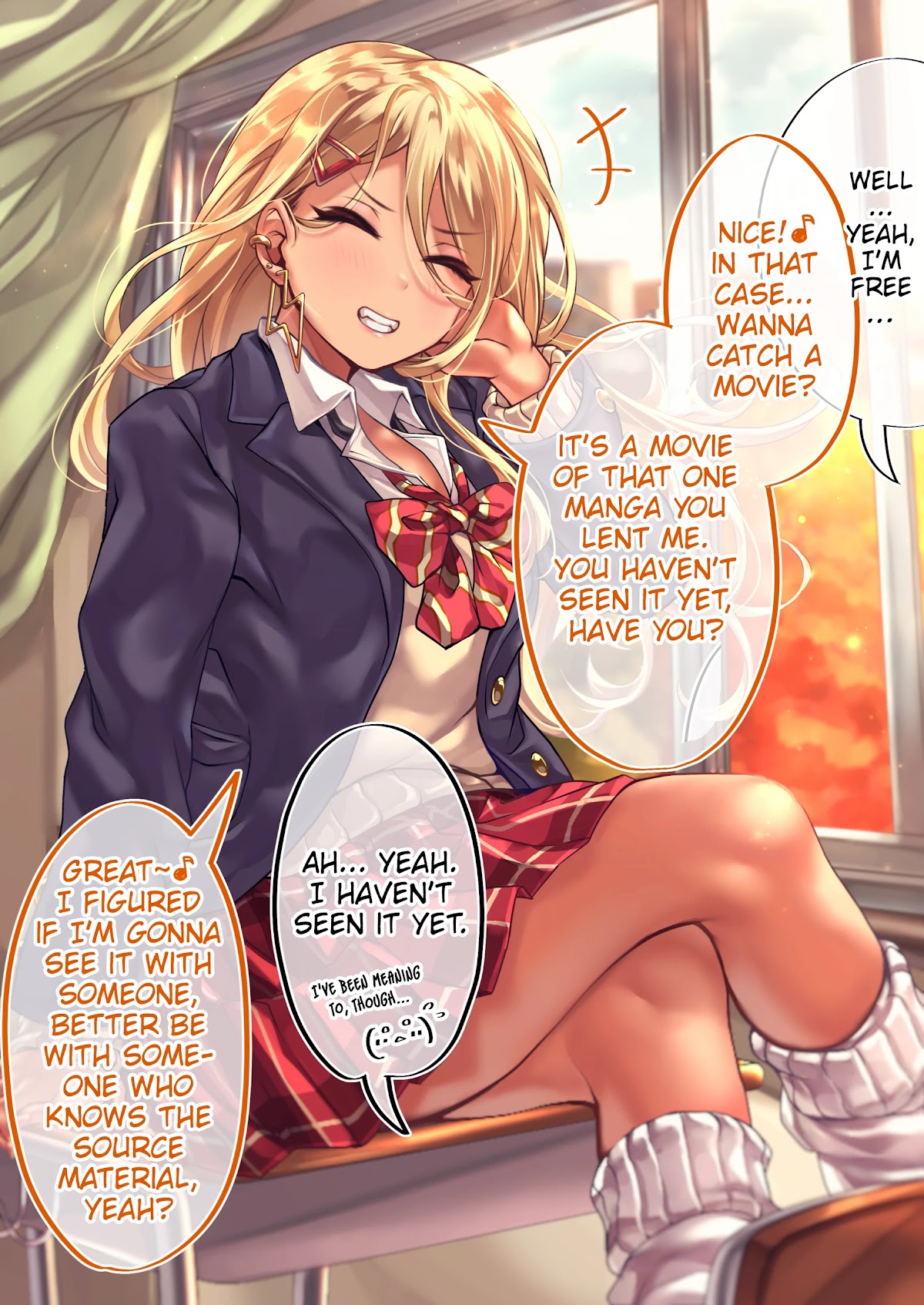The Story of an Otaku and a Gyaru Falling in Love Chapter 97 page 3 - Chapter 97: Affection Level: Kinjo 70%