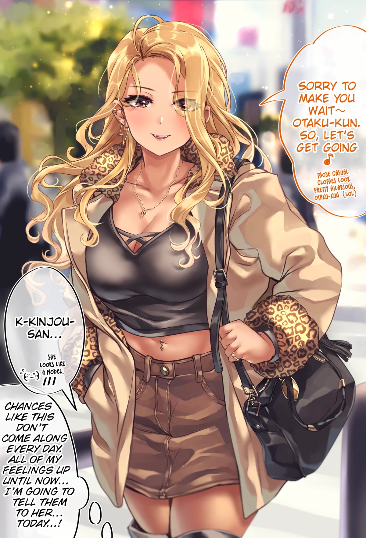 The Story of an Otaku and a Gyaru Falling in Love Chapter 98.1 page 1 - Chapter 98.1: Affection Level: --%