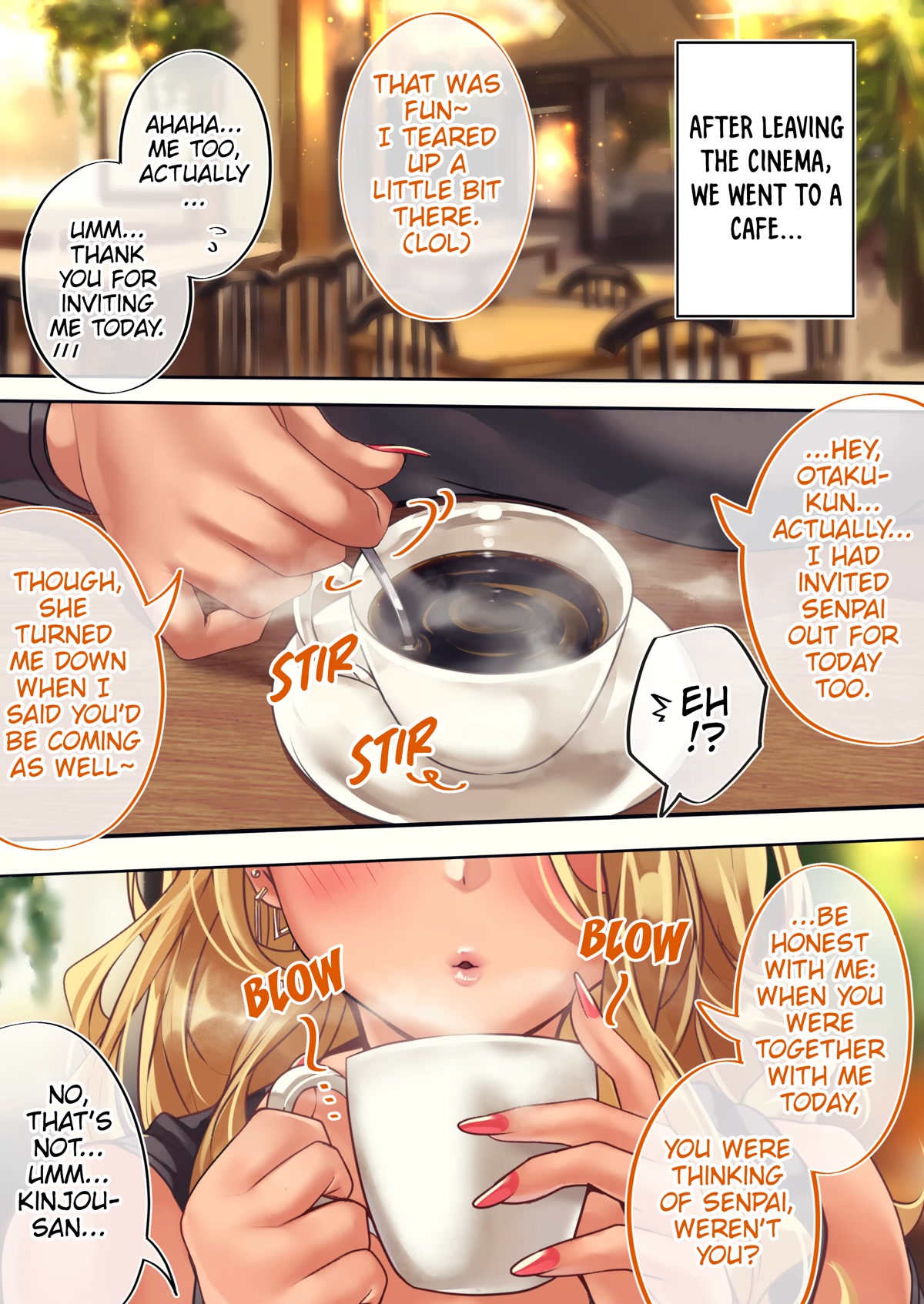The Story of an Otaku and a Gyaru Falling in Love Chapter 98.3 page 1 - Chapter 98.3: Affection Level: Kinjou 80%