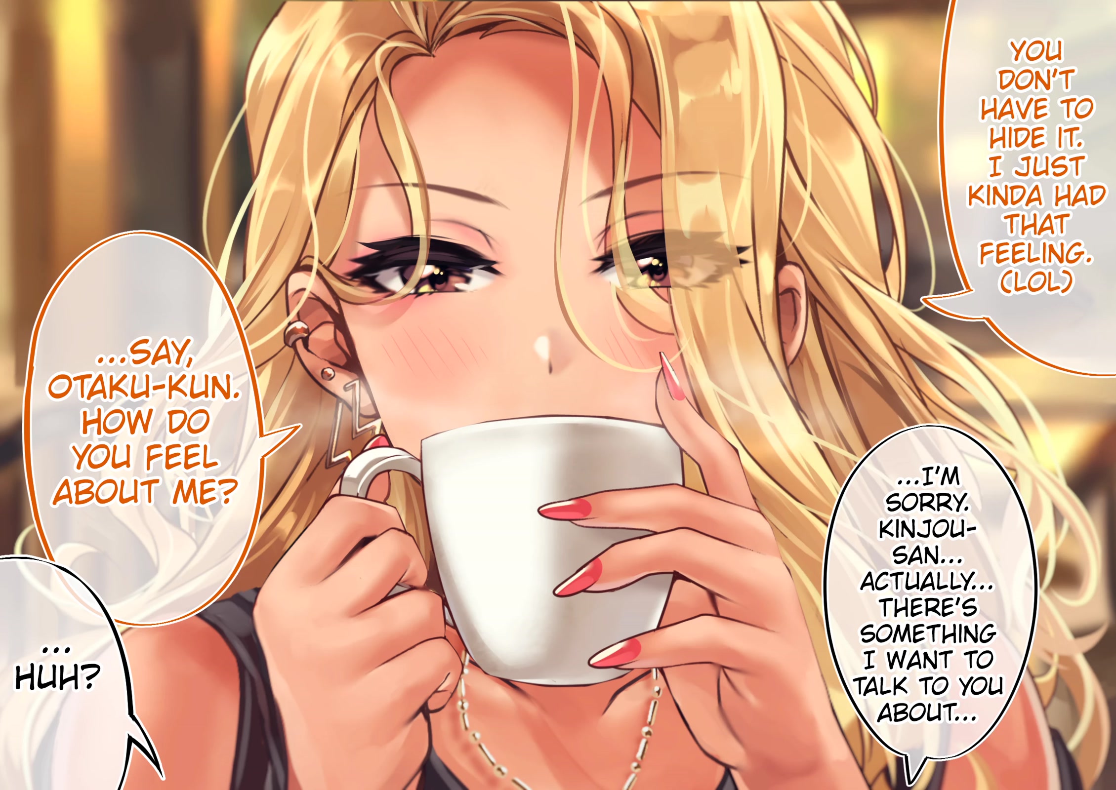 The Story of an Otaku and a Gyaru Falling in Love Chapter 98.3 page 2 - Chapter 98.3: Affection Level: Kinjou 80%