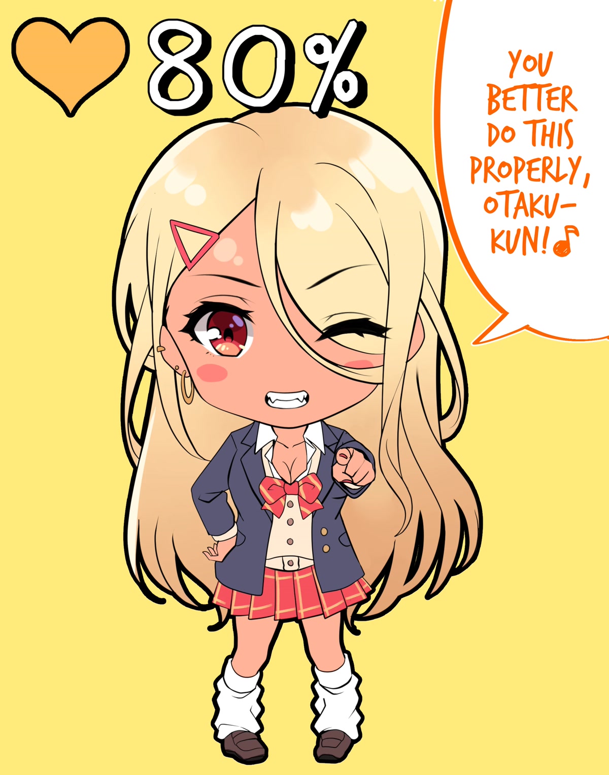 The Story of an Otaku and a Gyaru Falling in Love Chapter 98.3 page 7 - Chapter 98.3: Affection Level: Kinjou 80%