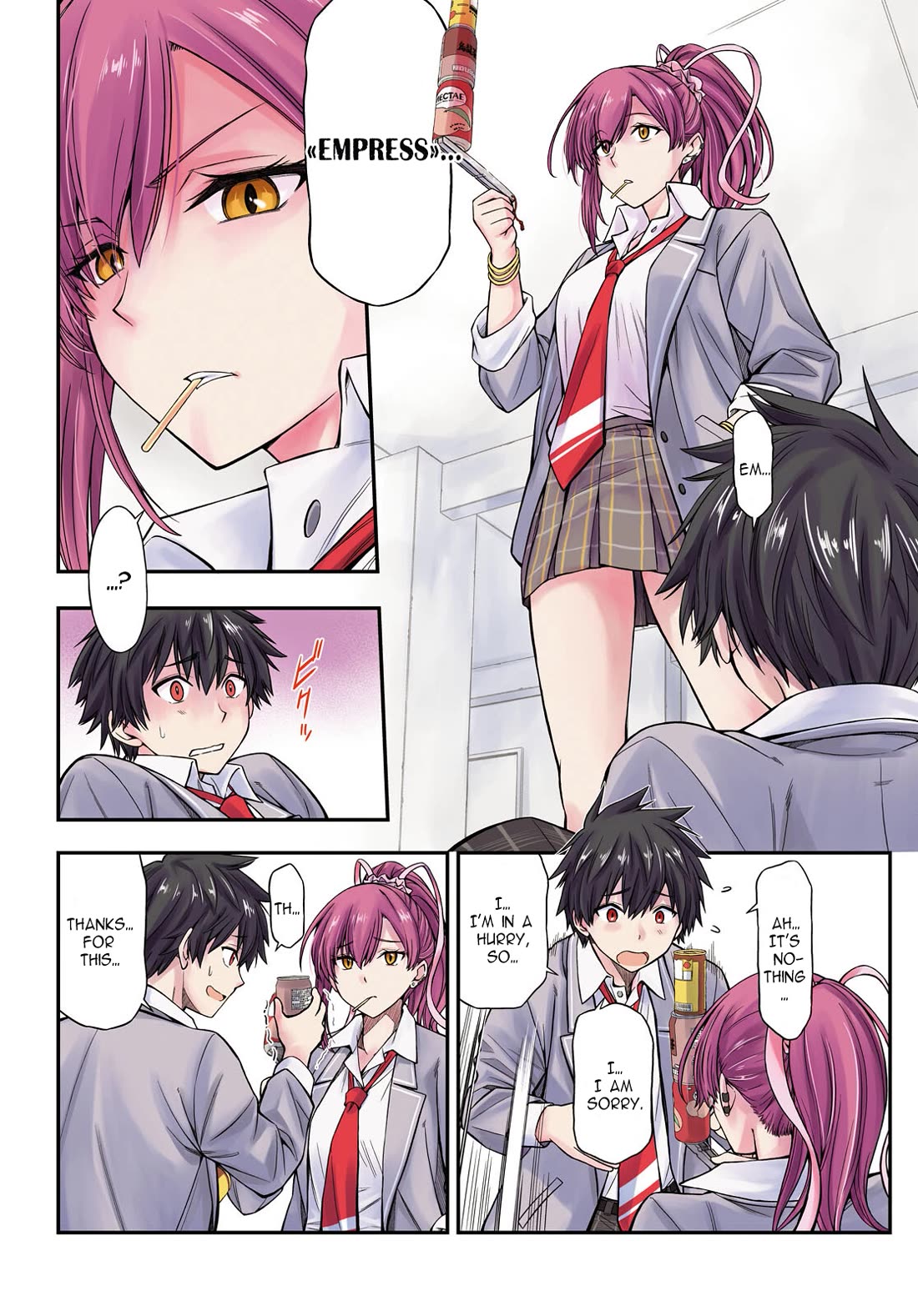 The Story of Being Taught How to Fight by a Delinquent Gyaru Chapter 1 page 3 - Chapter 1: Empress