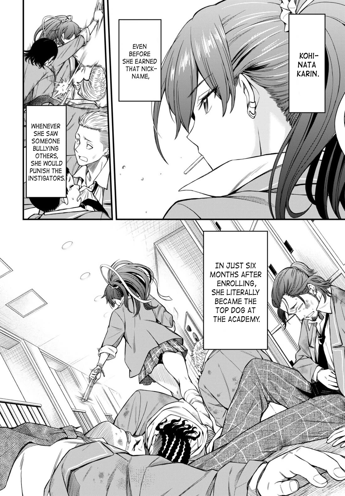 The Story of Being Taught How to Fight by a Delinquent Gyaru Chapter 1 page 7 - Chapter 1: Empress