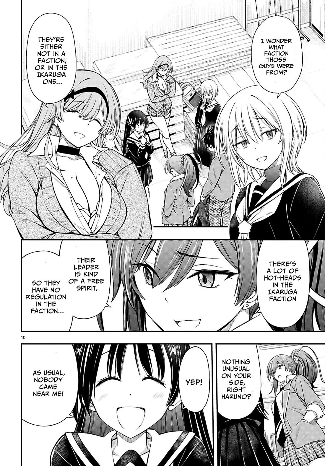 The Story of Being Taught How to Fight by a Delinquent Gyaru Chapter 12 page 10 - Chapter 12: The Kitou Faction
