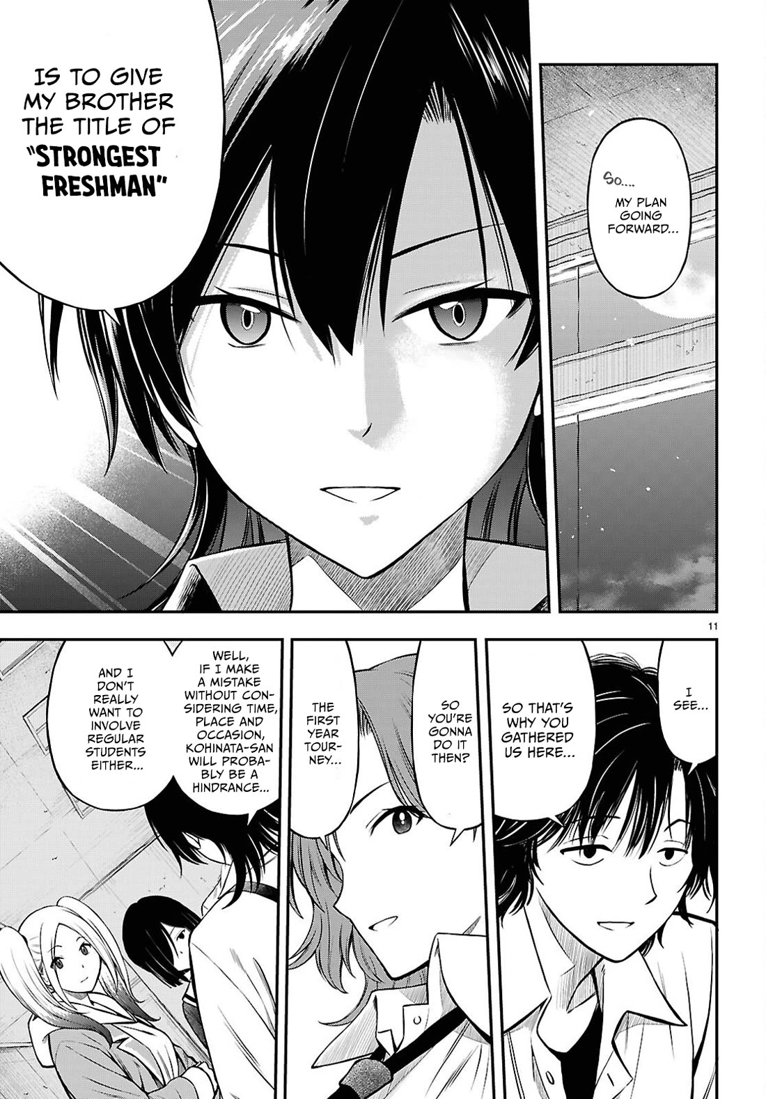 The Story of Being Taught How to Fight by a Delinquent Gyaru Chapter 13 page 10 - Chapter 13: The first year tourney