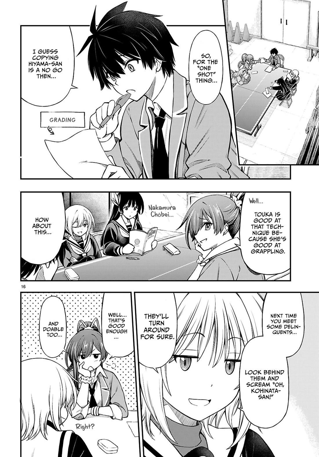 The Story of Being Taught How to Fight by a Delinquent Gyaru Chapter 14 page 16 - Chapter 14: Oneshotting