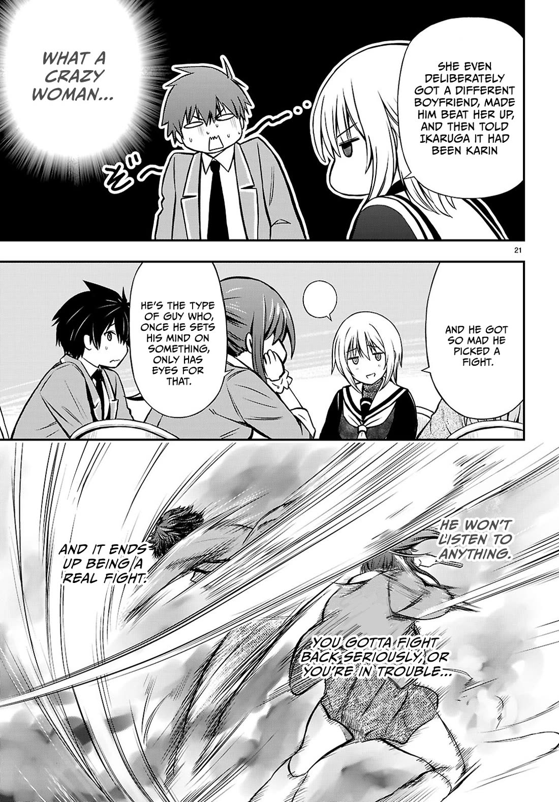 The Story of Being Taught How to Fight by a Delinquent Gyaru Chapter 14 page 21 - Chapter 14: Oneshotting