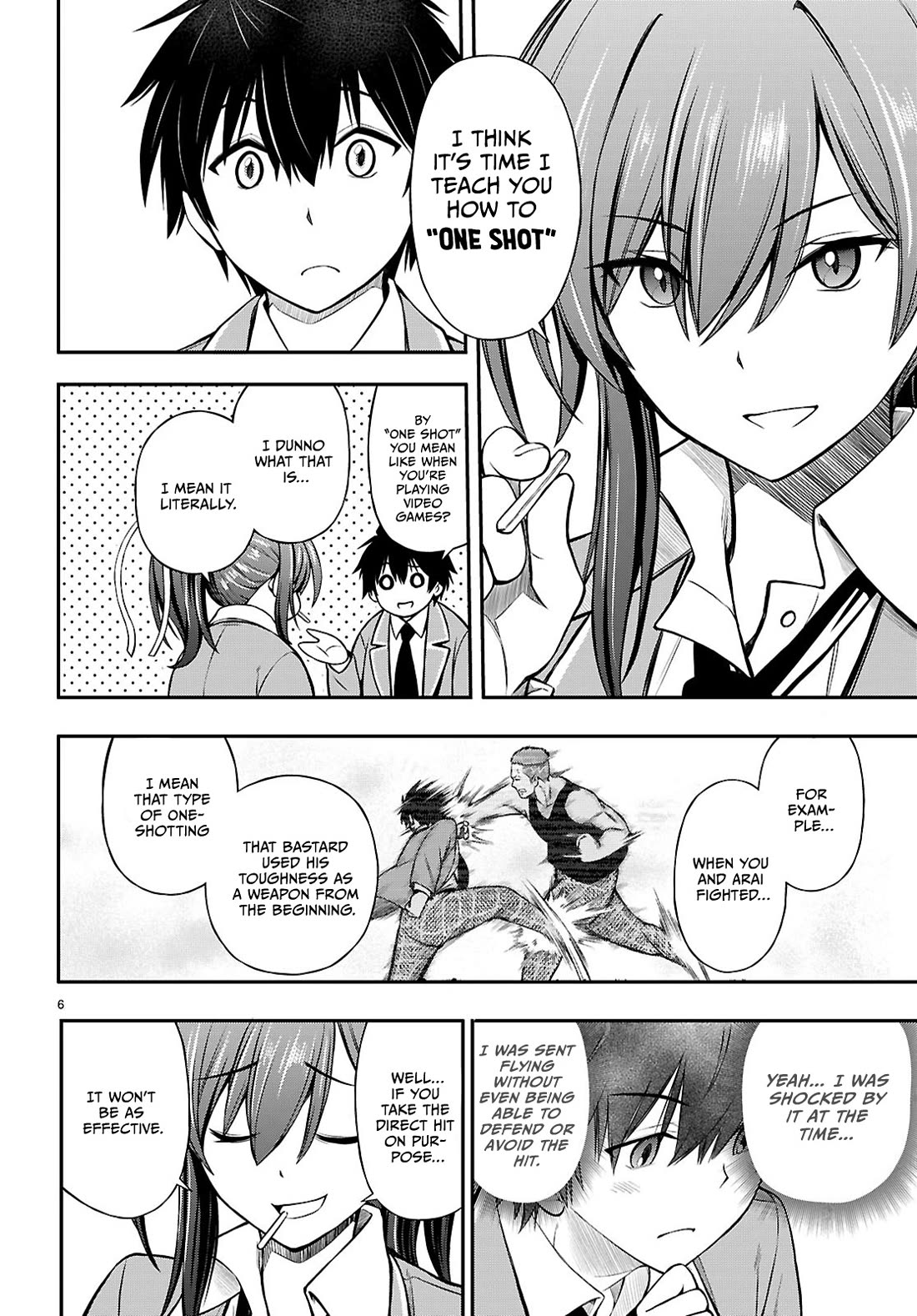 The Story of Being Taught How to Fight by a Delinquent Gyaru Chapter 14 page 6 - Chapter 14: Oneshotting