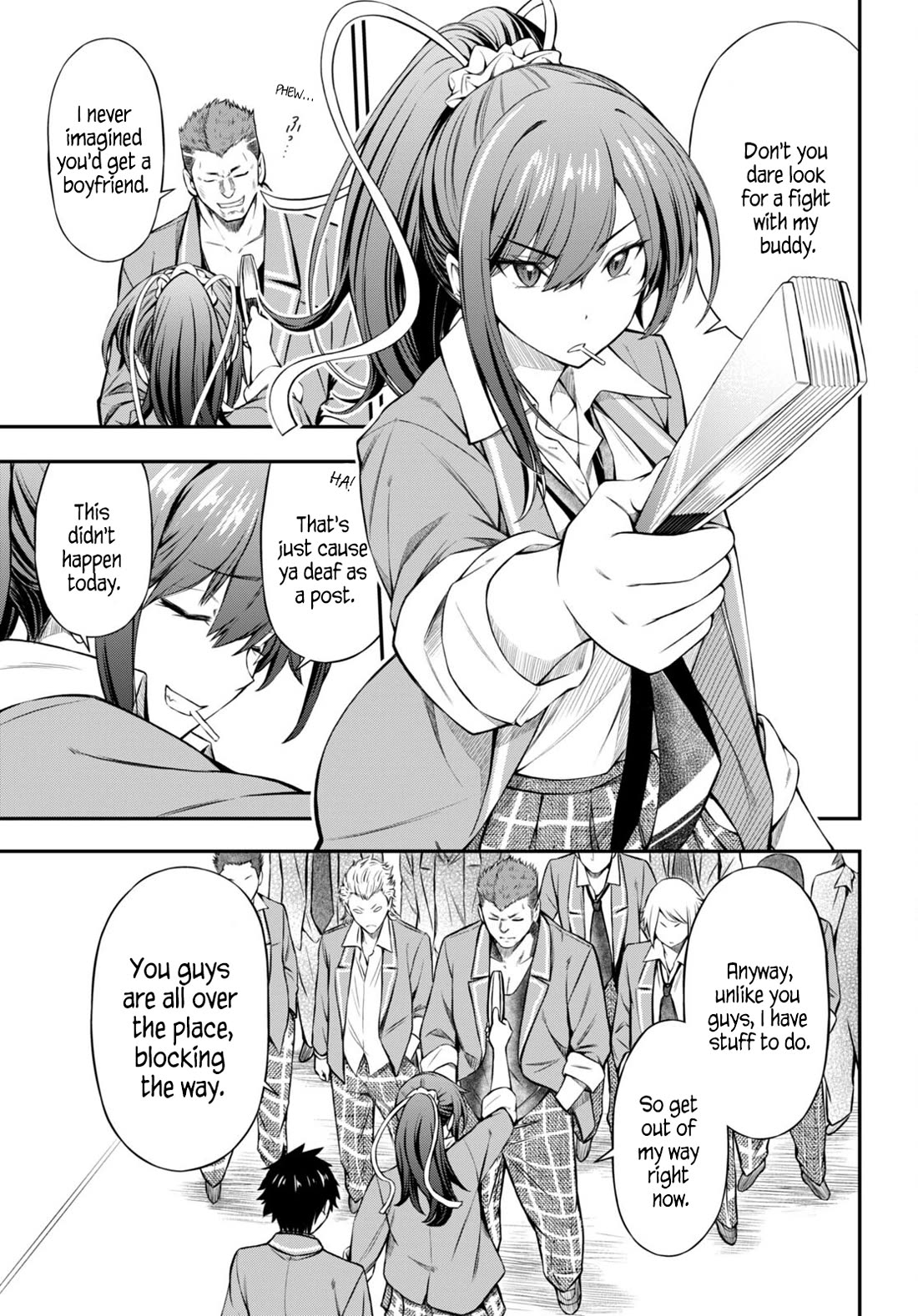 The Story of Being Taught How to Fight by a Delinquent Gyaru Chapter 2 page 14 - Chapter 2: Lunch Break
