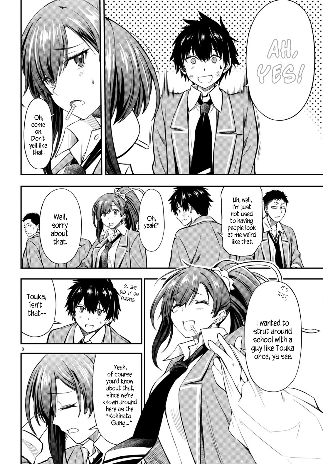 The Story of Being Taught How to Fight by a Delinquent Gyaru Chapter 2 page 8 - Chapter 2: Lunch Break