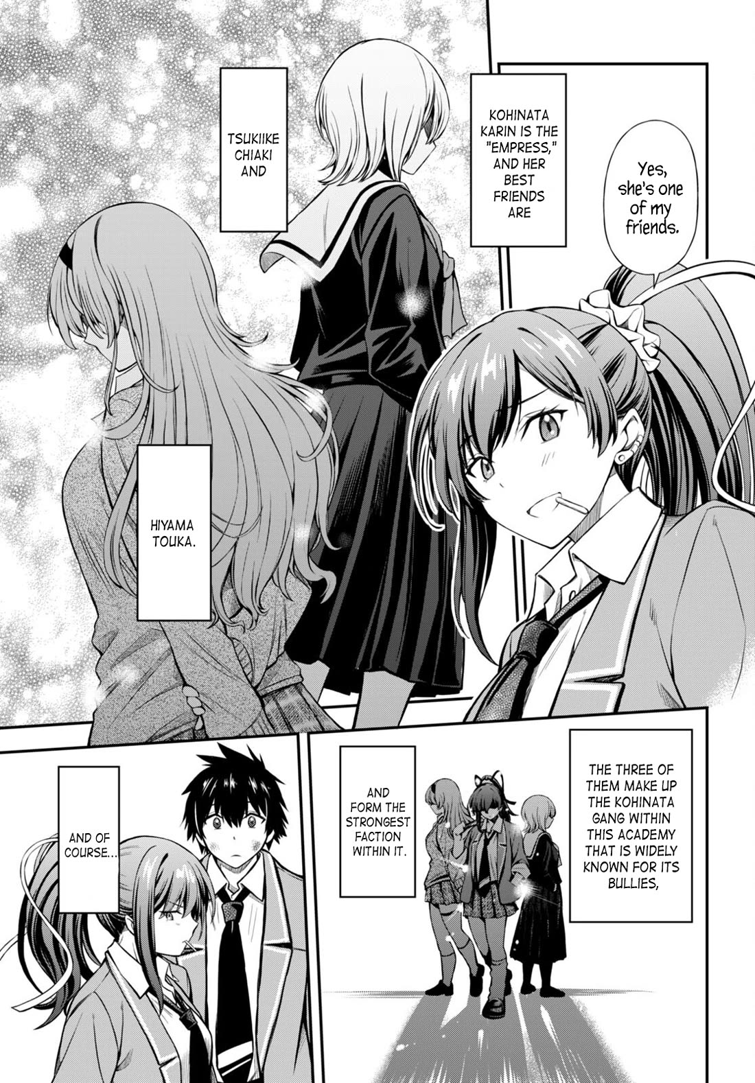 The Story of Being Taught How to Fight by a Delinquent Gyaru Chapter 2 page 9 - Chapter 2: Lunch Break