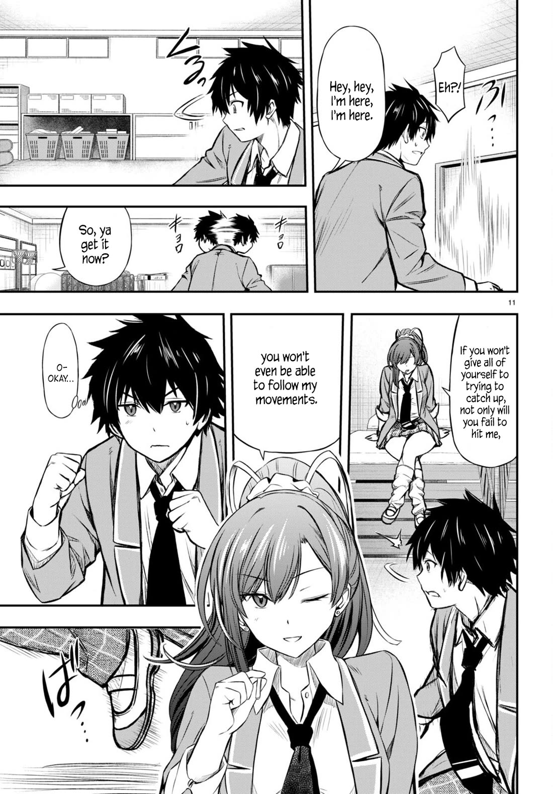 The Story of Being Taught How to Fight by a Delinquent Gyaru Chapter 3 page 11 - Chapter 3: Two Lessons