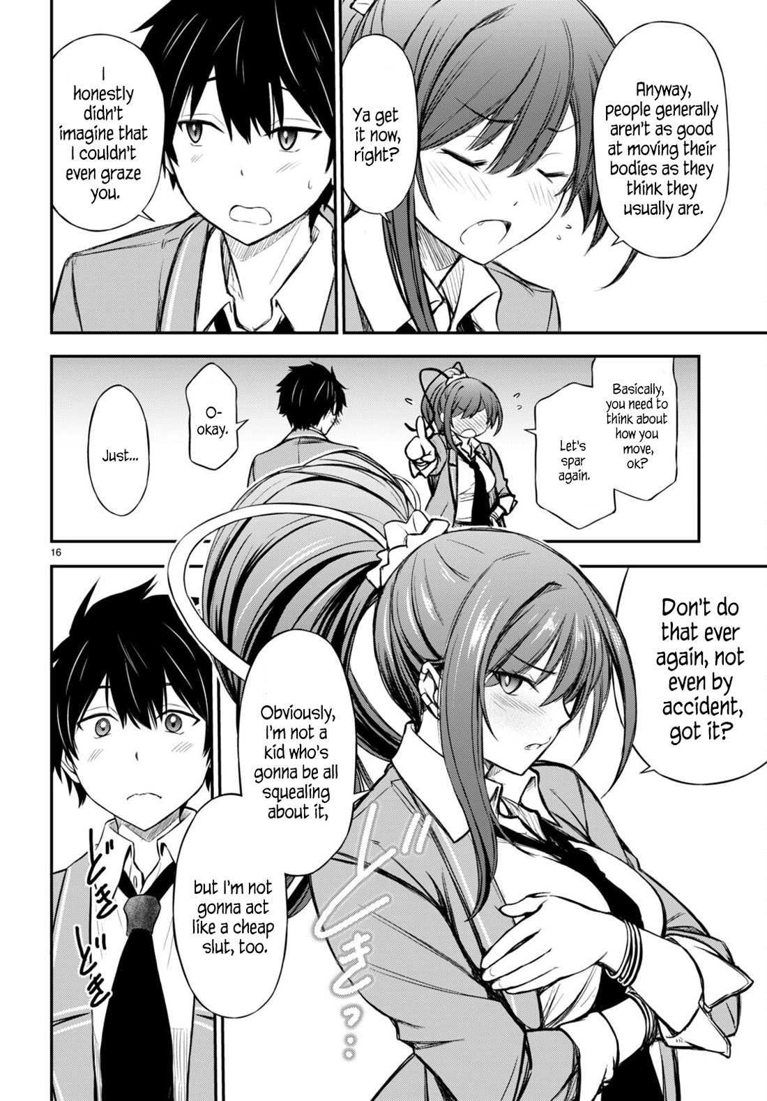 The Story of Being Taught How to Fight by a Delinquent Gyaru Chapter 3 page 16 - Chapter 3: Two Lessons