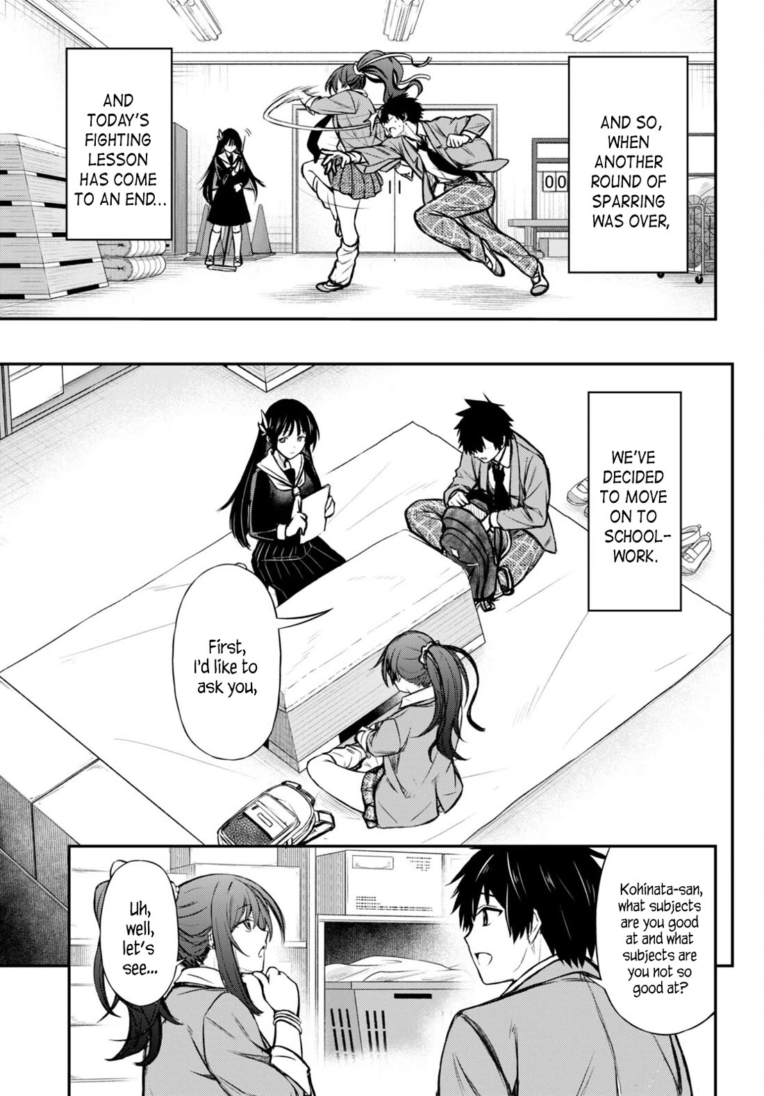The Story of Being Taught How to Fight by a Delinquent Gyaru Chapter 3 page 17 - Chapter 3: Two Lessons