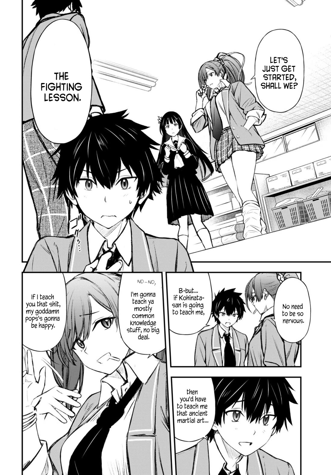 The Story of Being Taught How to Fight by a Delinquent Gyaru Chapter 3 page 4 - Chapter 3: Two Lessons