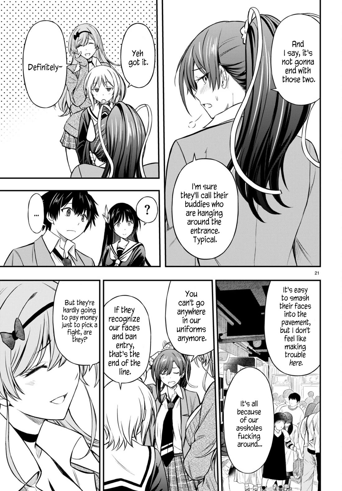 The Story of Being Taught How to Fight by a Delinquent Gyaru Chapter 4 page 21 - Chapter 4: Kohinata Gang