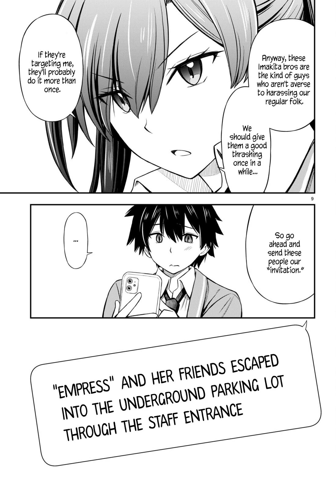 The Story of Being Taught How to Fight by a Delinquent Gyaru Chapter 5 page 9 - Chapter 5: Plan