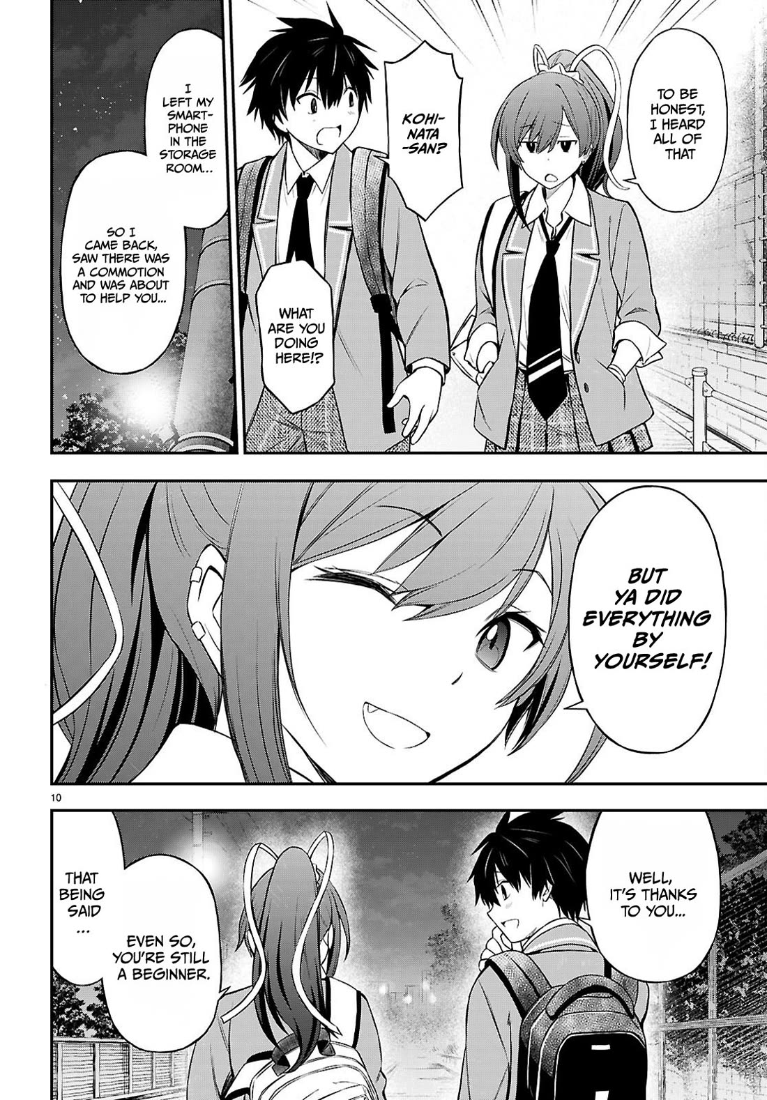 The Story of Being Taught How to Fight by a Delinquent Gyaru Chapter 7 page 10 - Chapter 7: Thanks to you