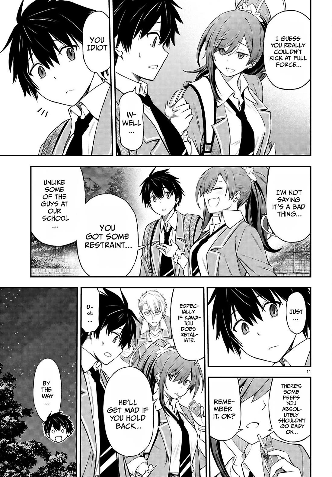 The Story of Being Taught How to Fight by a Delinquent Gyaru Chapter 7 page 11 - Chapter 7: Thanks to you