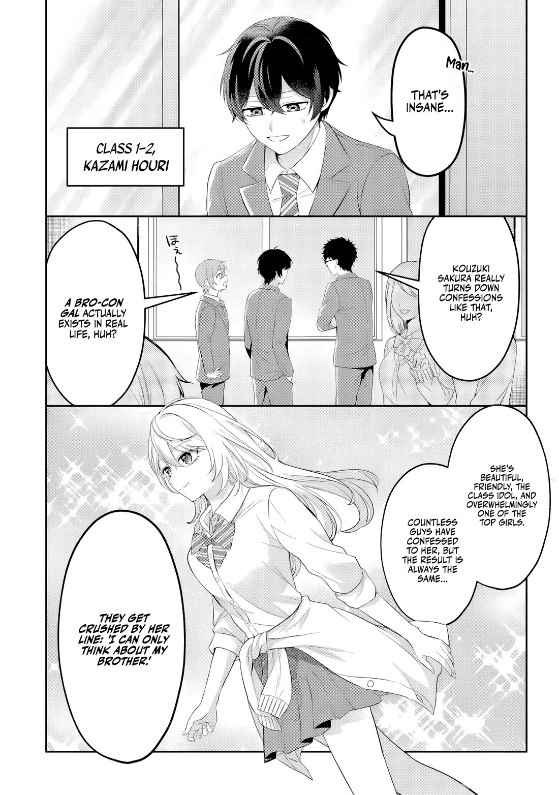 The Story of Feeding the Cutest Gyaru in Class Chapter 1 page 3 - Chapter 1