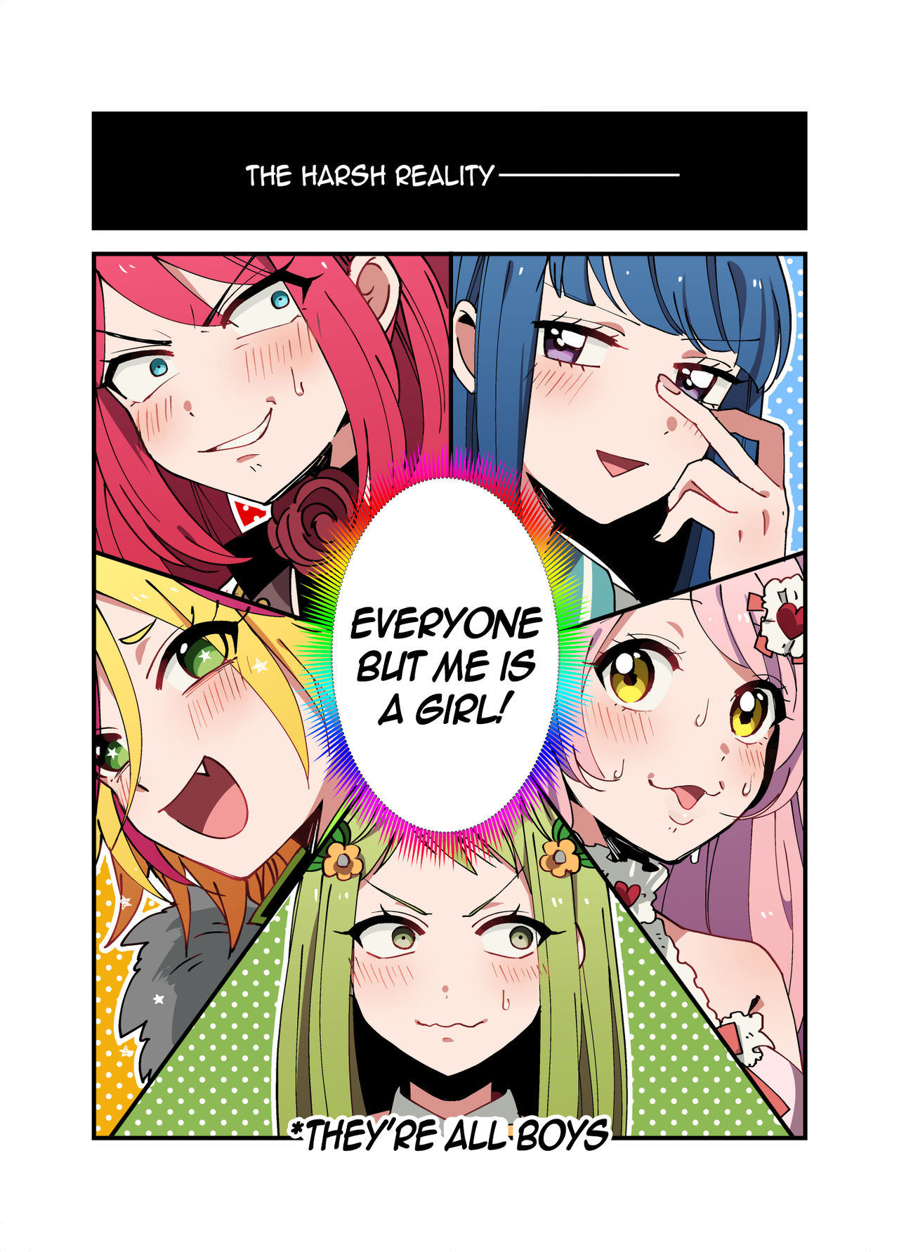 The Story of High School Boys Who Became Magical Girls Chapter 1 page 2 - Chapter 1: One