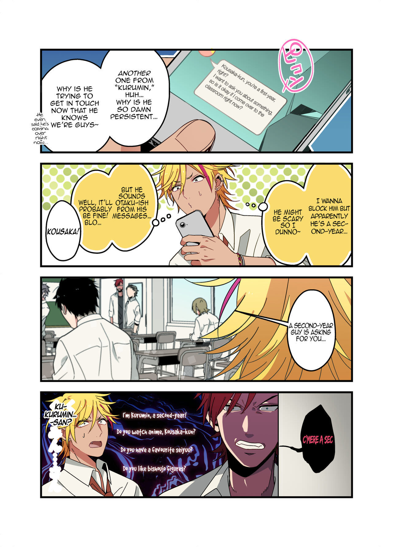 The Story of High School Boys Who Became Magical Girls Chapter 13 page 1 - Chapter 13: Thirteen