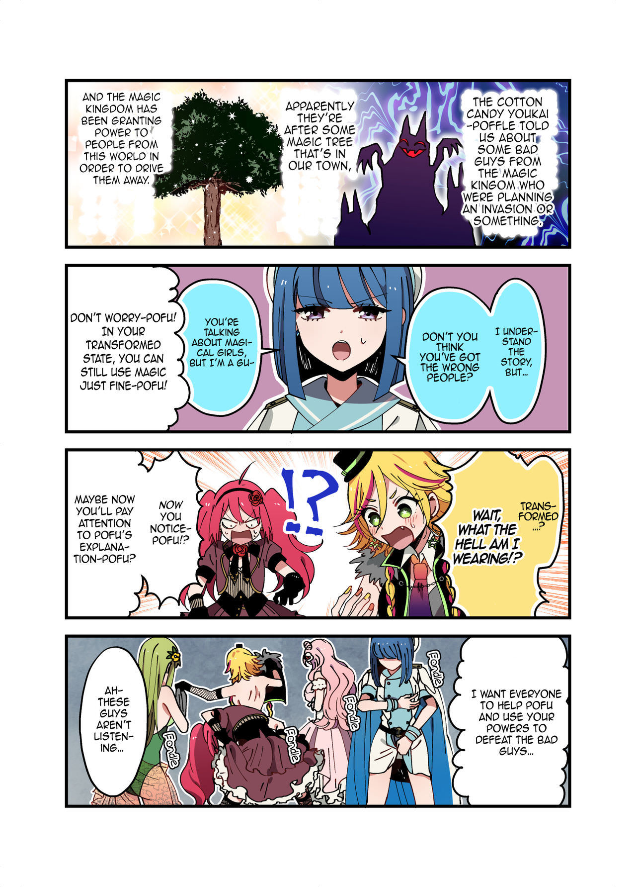 The Story of High School Boys Who Became Magical Girls Chapter 4 page 1 - Chapter 4: Four