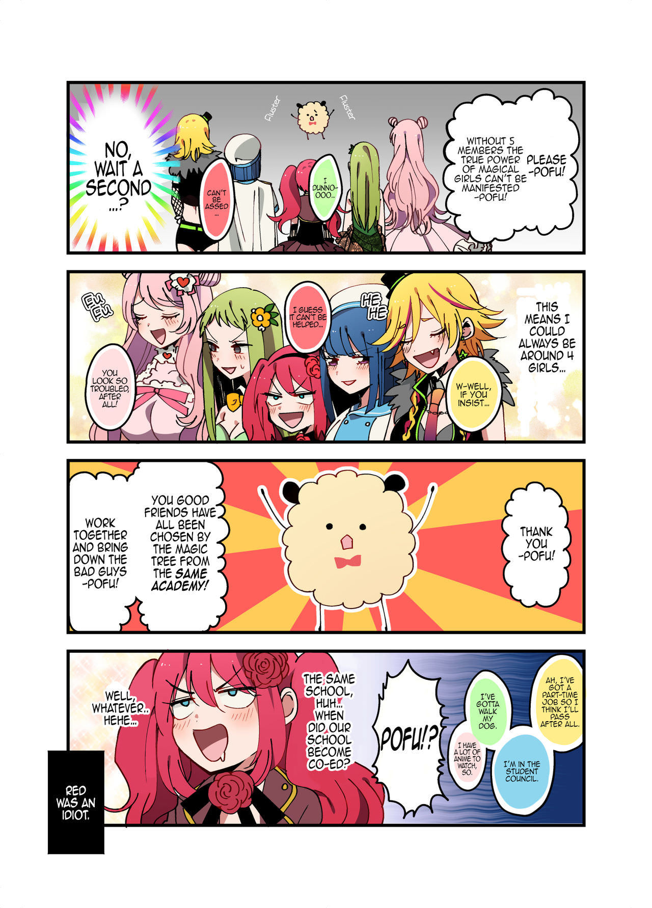 The Story of High School Boys Who Became Magical Girls Chapter 6 page 1 - Chapter 6: Six